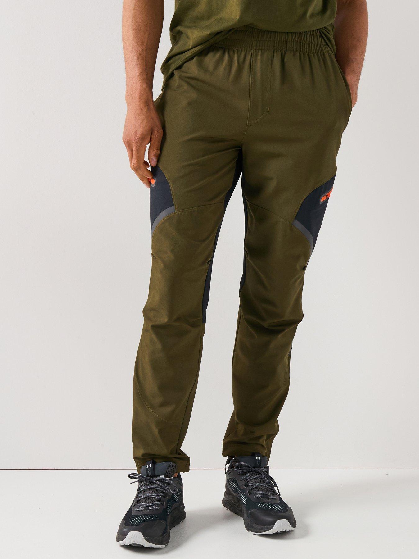 UNDER ARMOUR Mens Training Unstoppable Cargo Pants - Green