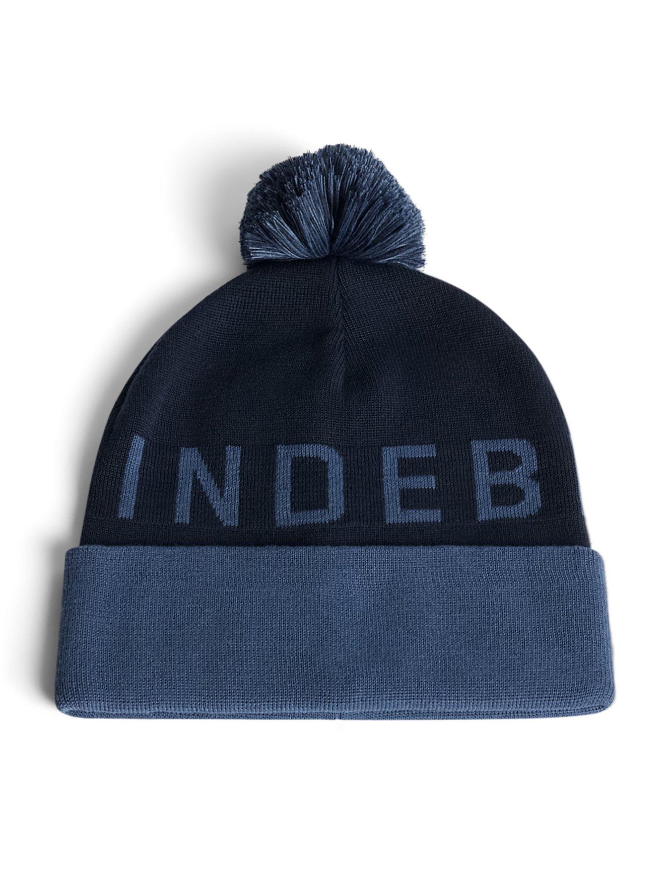 Image 1 of 4 of J LINDEBERG Mens Golf Brannon Beanie - Navy