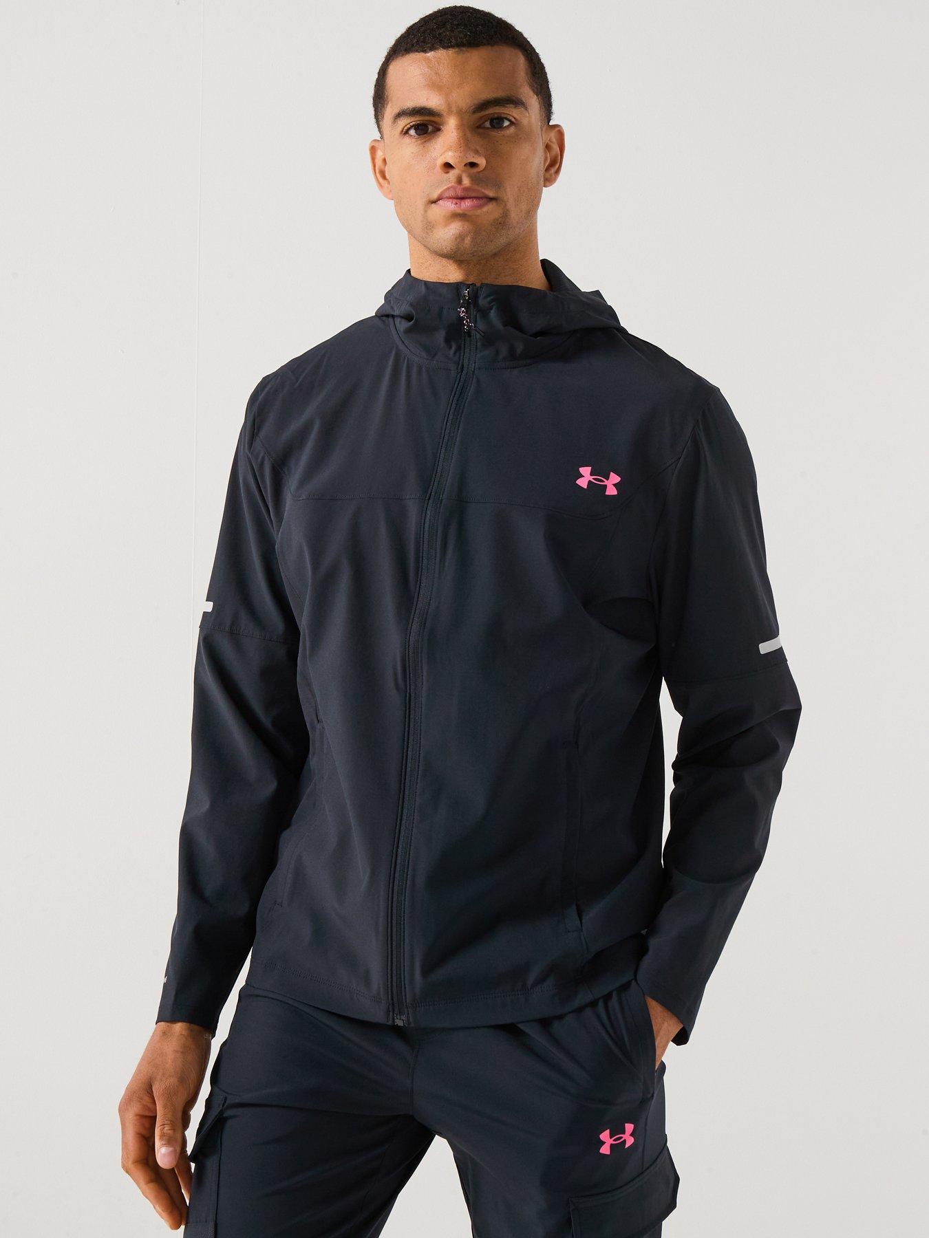 UNDER ARMOUR Mens Training Tech Utility Woven Jacket - Black