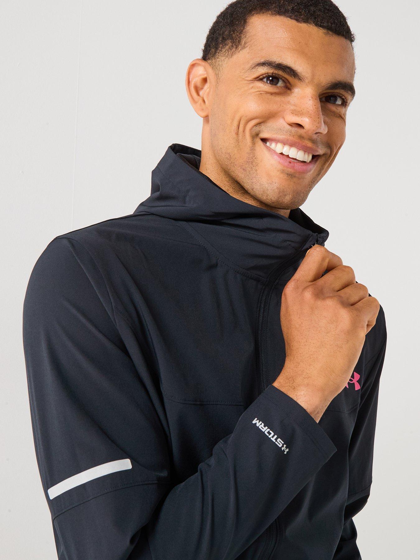 Image 4 of 6 of UNDER ARMOUR Mens Training Tech Utility Woven Jacket - Black