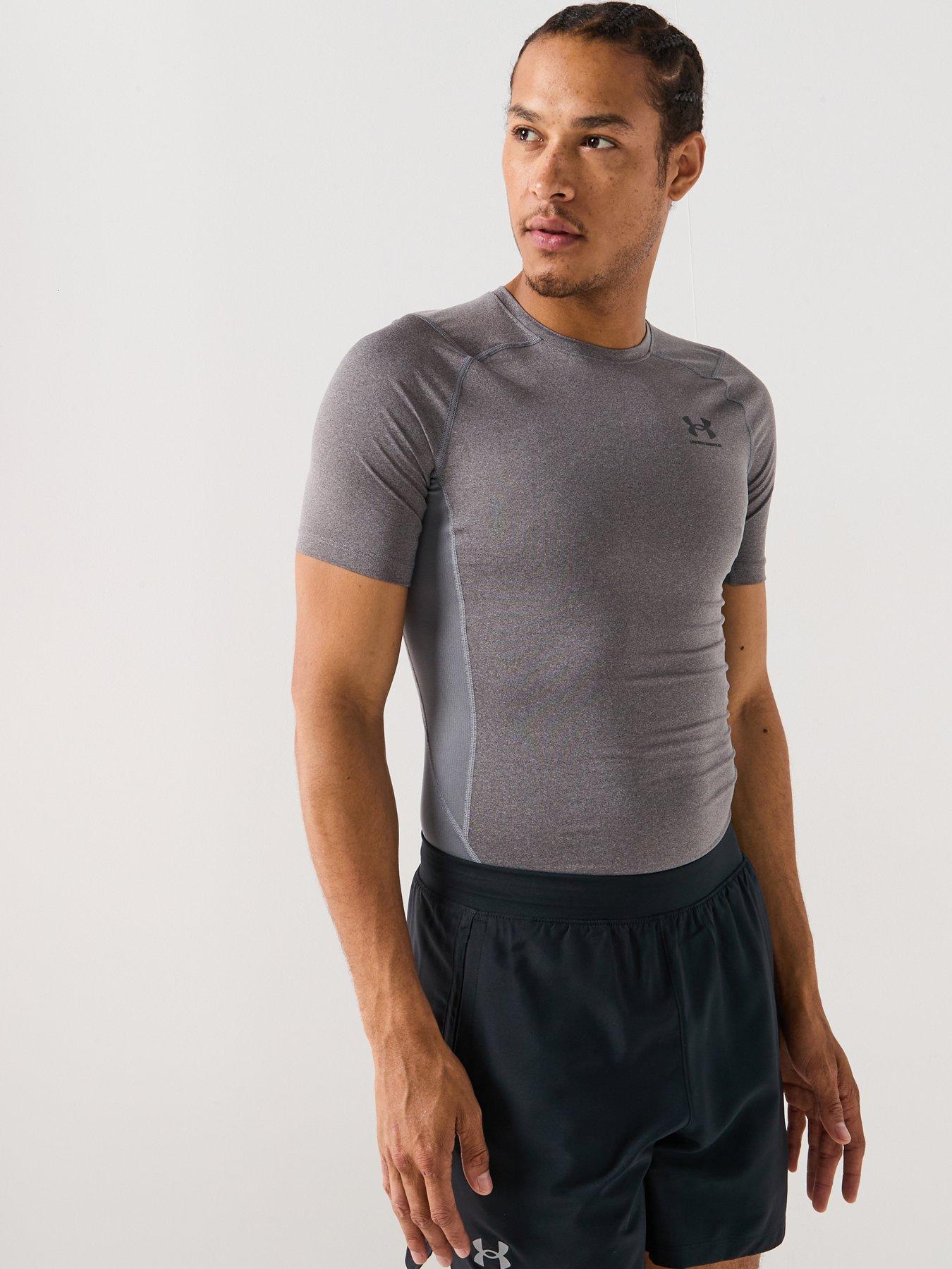 Image 1 of 5 of UNDER ARMOUR Mens Training Heatgear Comp T-Shirt - Grey
