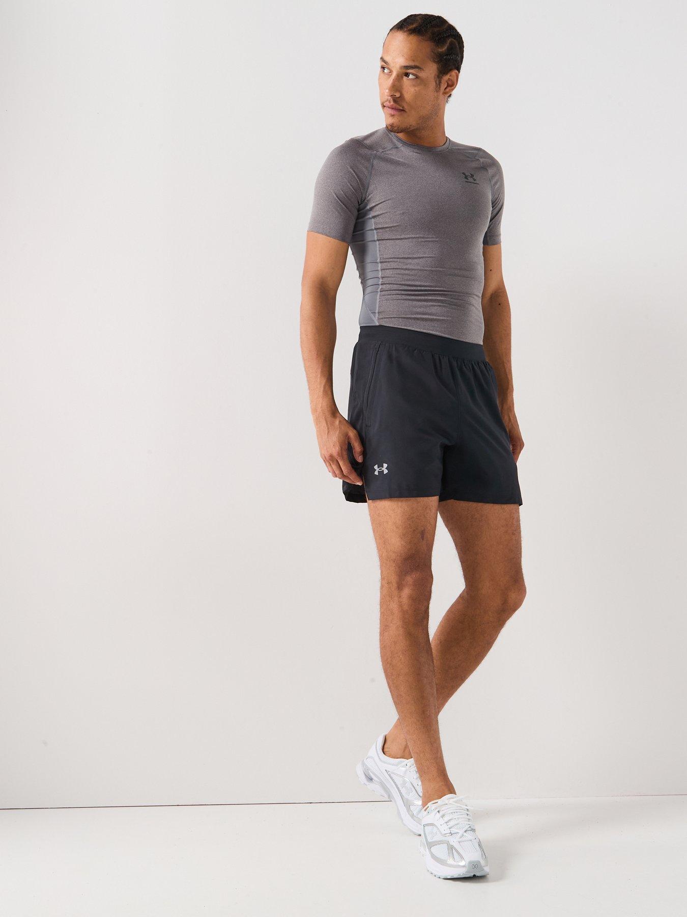 Image 3 of 5 of UNDER ARMOUR Mens Training Heatgear Comp T-Shirt - Grey