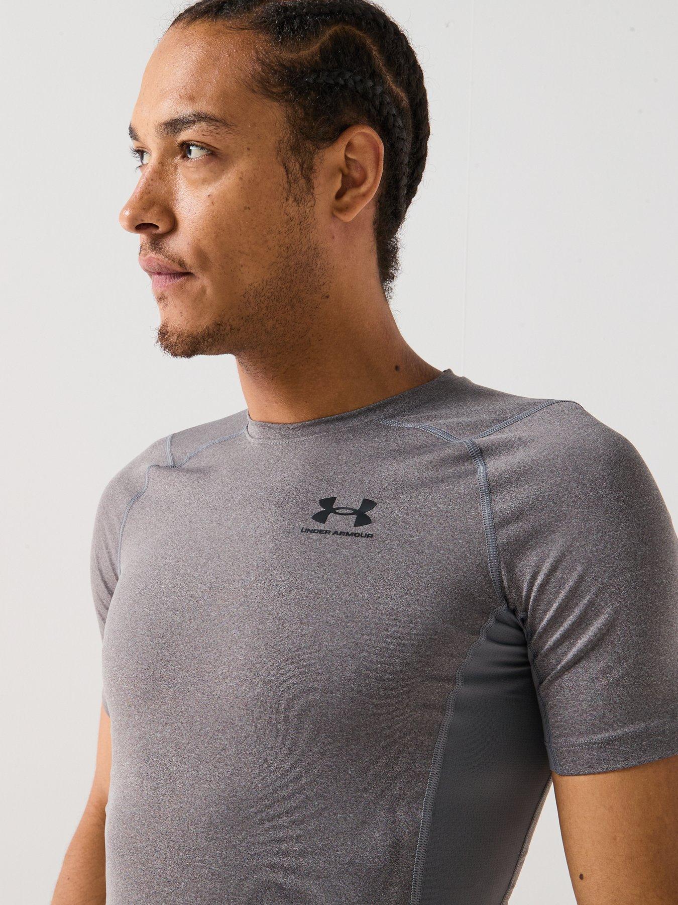 Image 4 of 5 of UNDER ARMOUR Mens Training Heatgear Comp T-Shirt - Grey