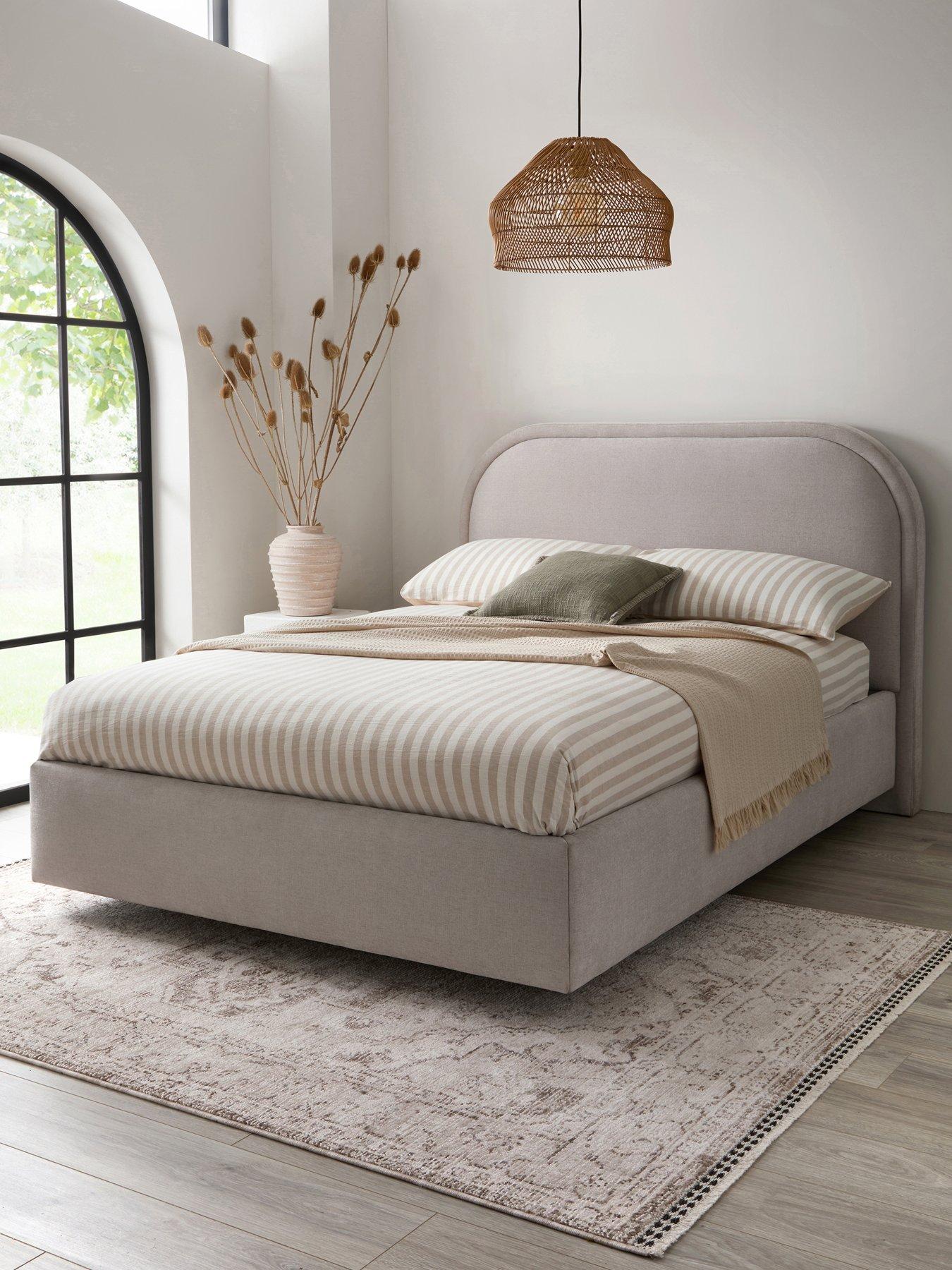 Michelle Keegan Home Harmony Bed Frame with Mattress Options (Buy  &  SAVE!) - Natural