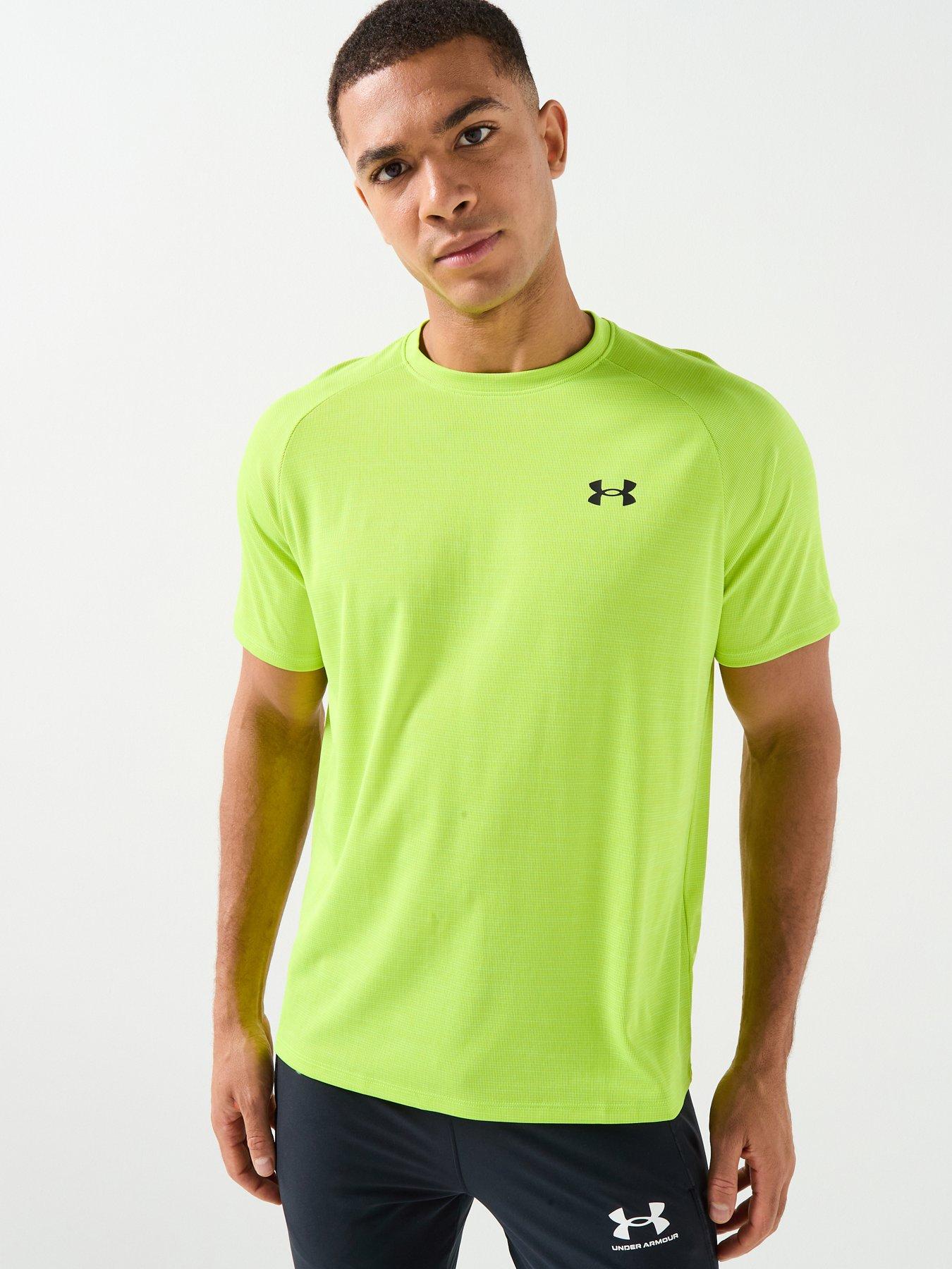 UNDER ARMOUR Mens Training Tech Textured T-Shirt - Green