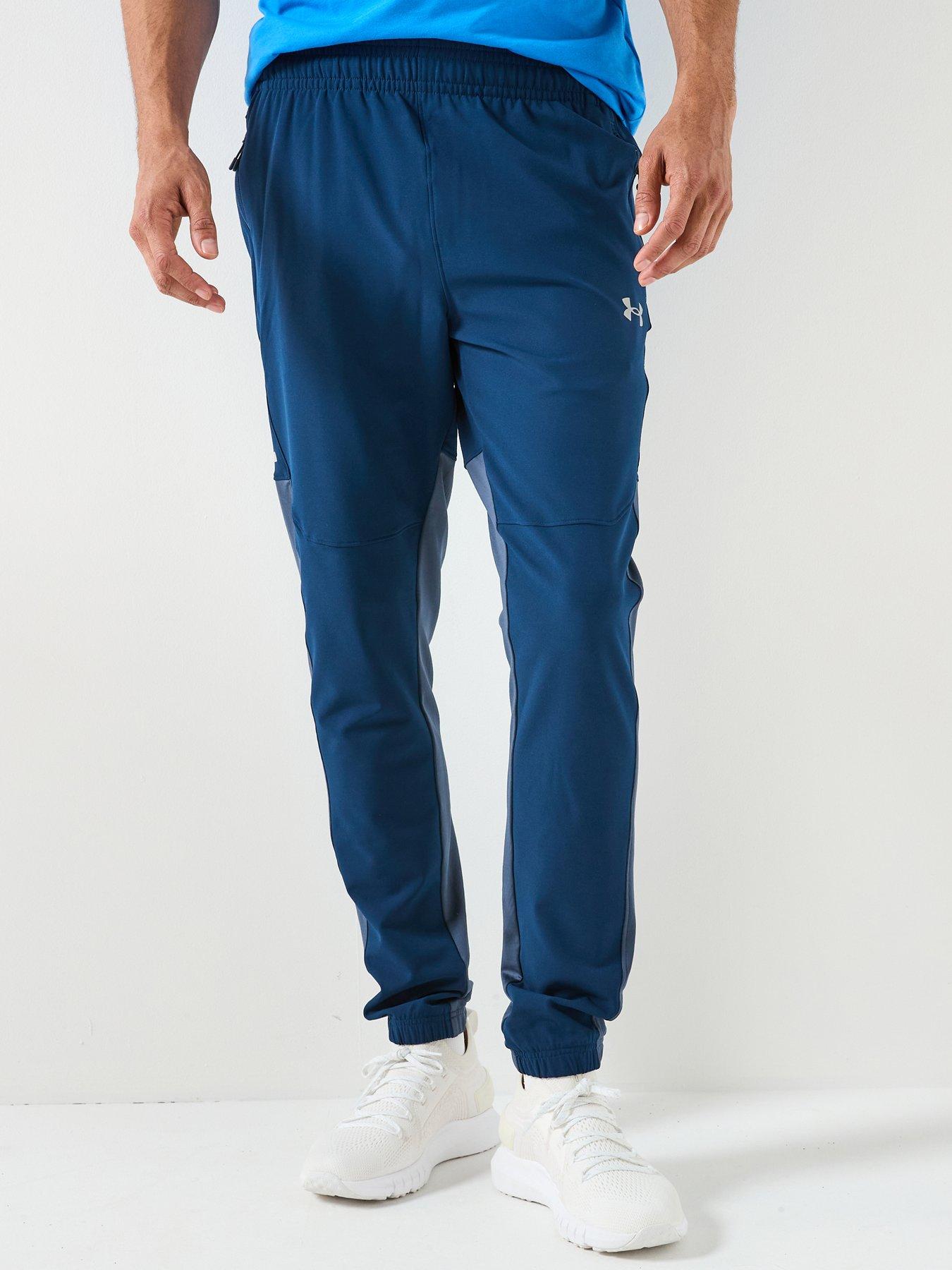 UNDER ARMOUR Mens Training Utility Woven Winterized Pants - Navy