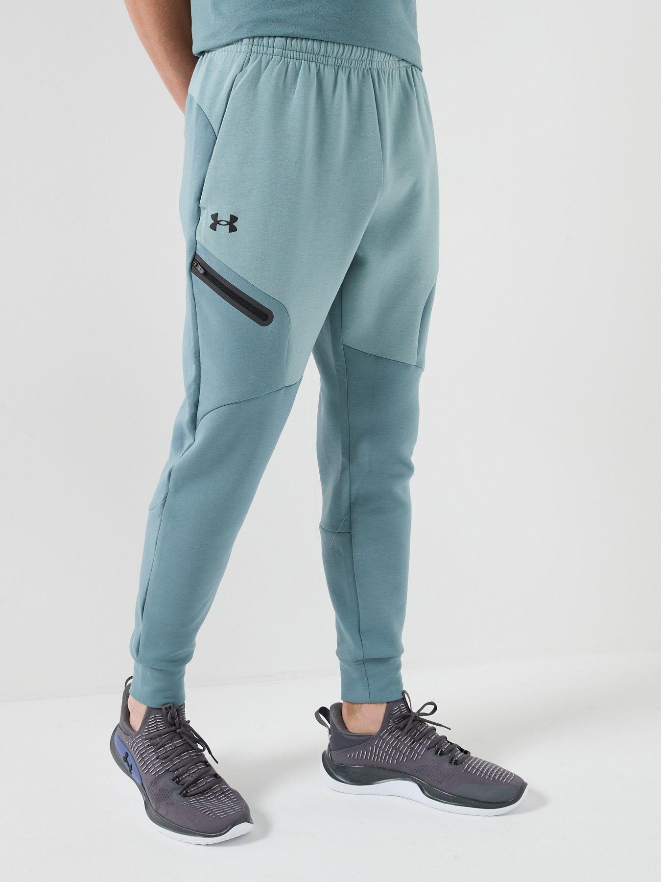 UNDER ARMOUR Mens Training Unstoppable Fleece Joggers - Green