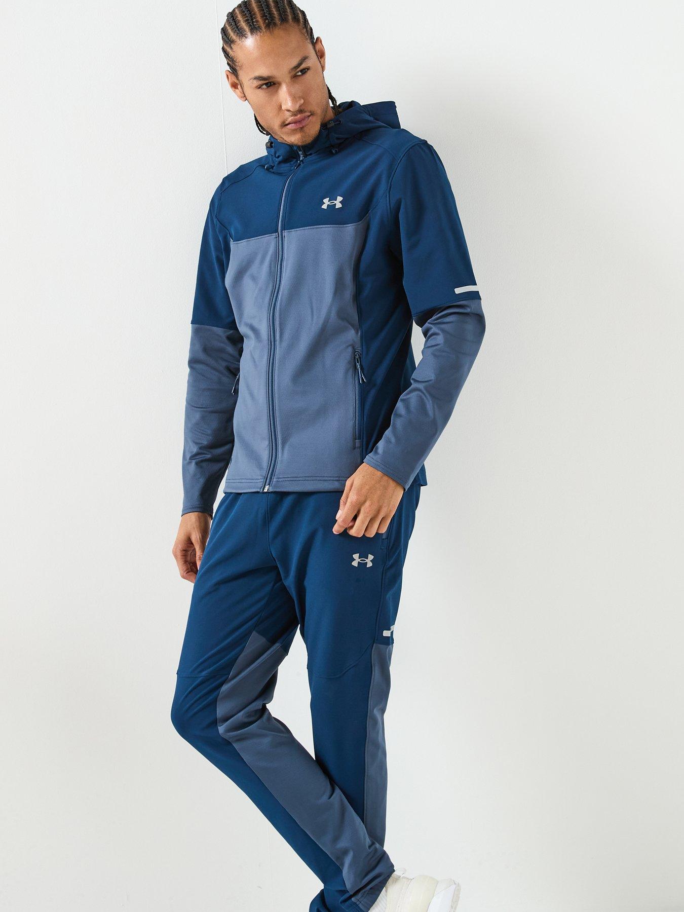 Image 6 of 6 of UNDER ARMOUR Mens Training Utility Woven Winterized Full Zip Jacket - Navy