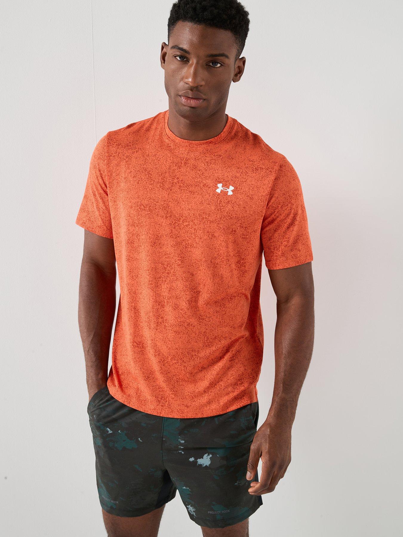 under-armour-mens-training-tech-textured-t-shirt-orangefront