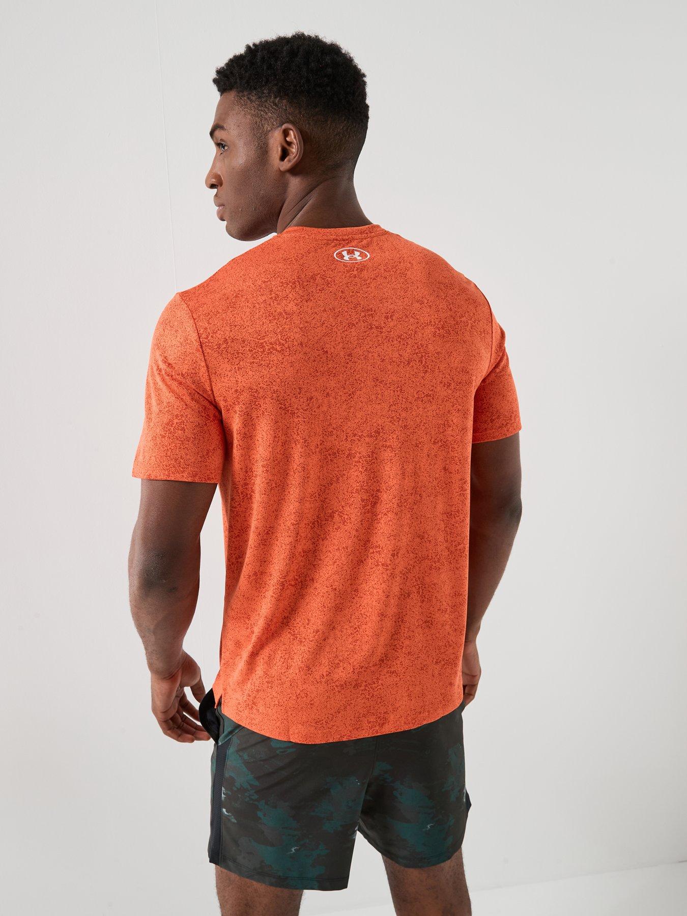 under-armour-mens-training-tech-textured-t-shirt-orangestillFront