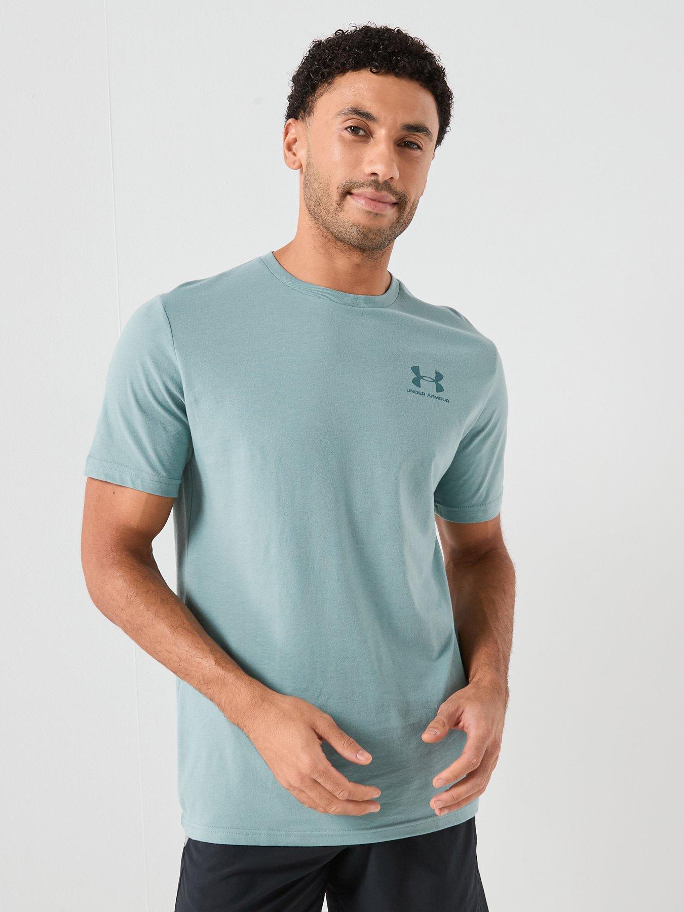 under-armour-mens-training-sportstyle-left-chest-logo-t-shirt-green