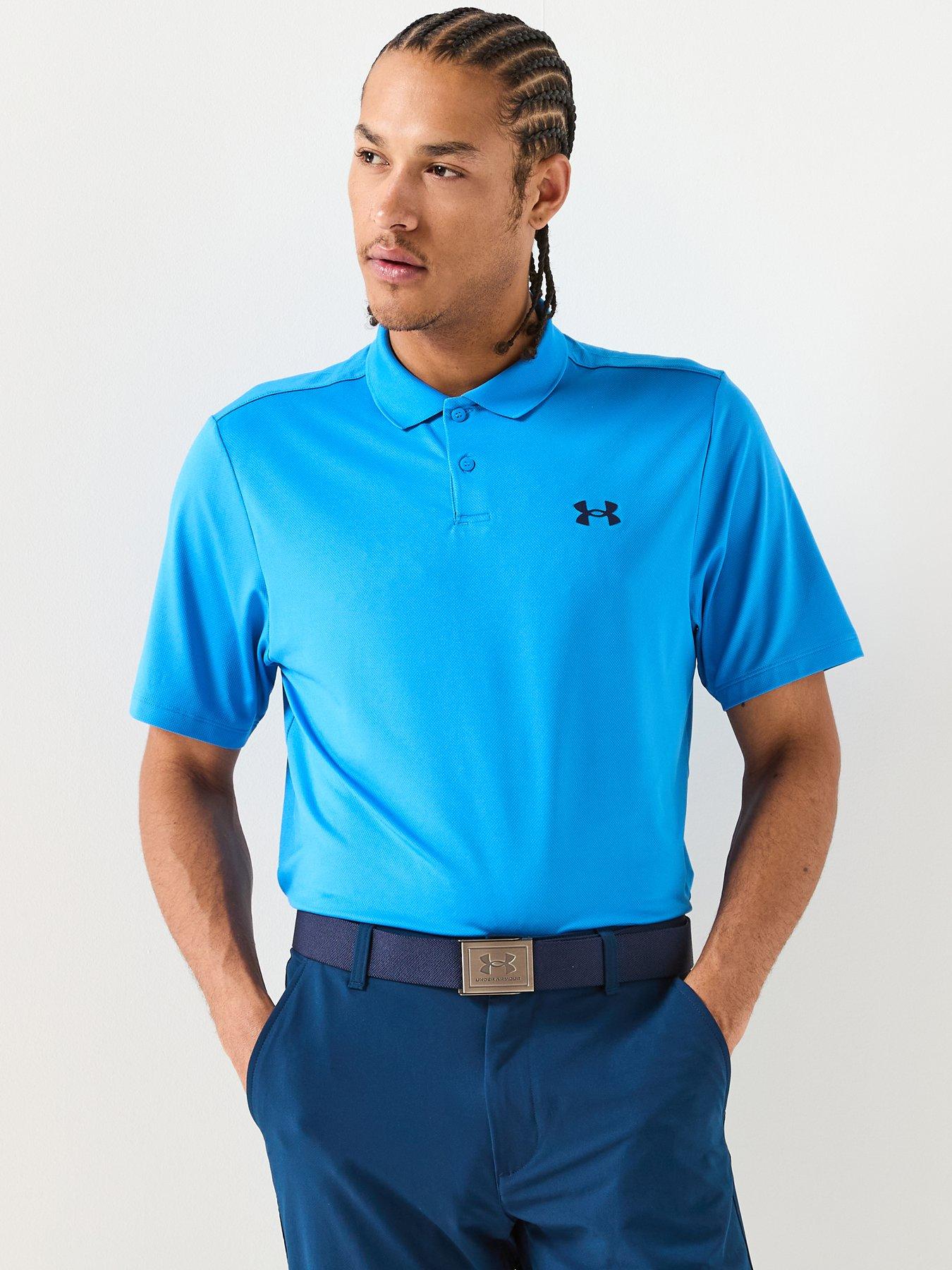 UNDER ARMOUR Mens Golf Matchplay Polo - Blue