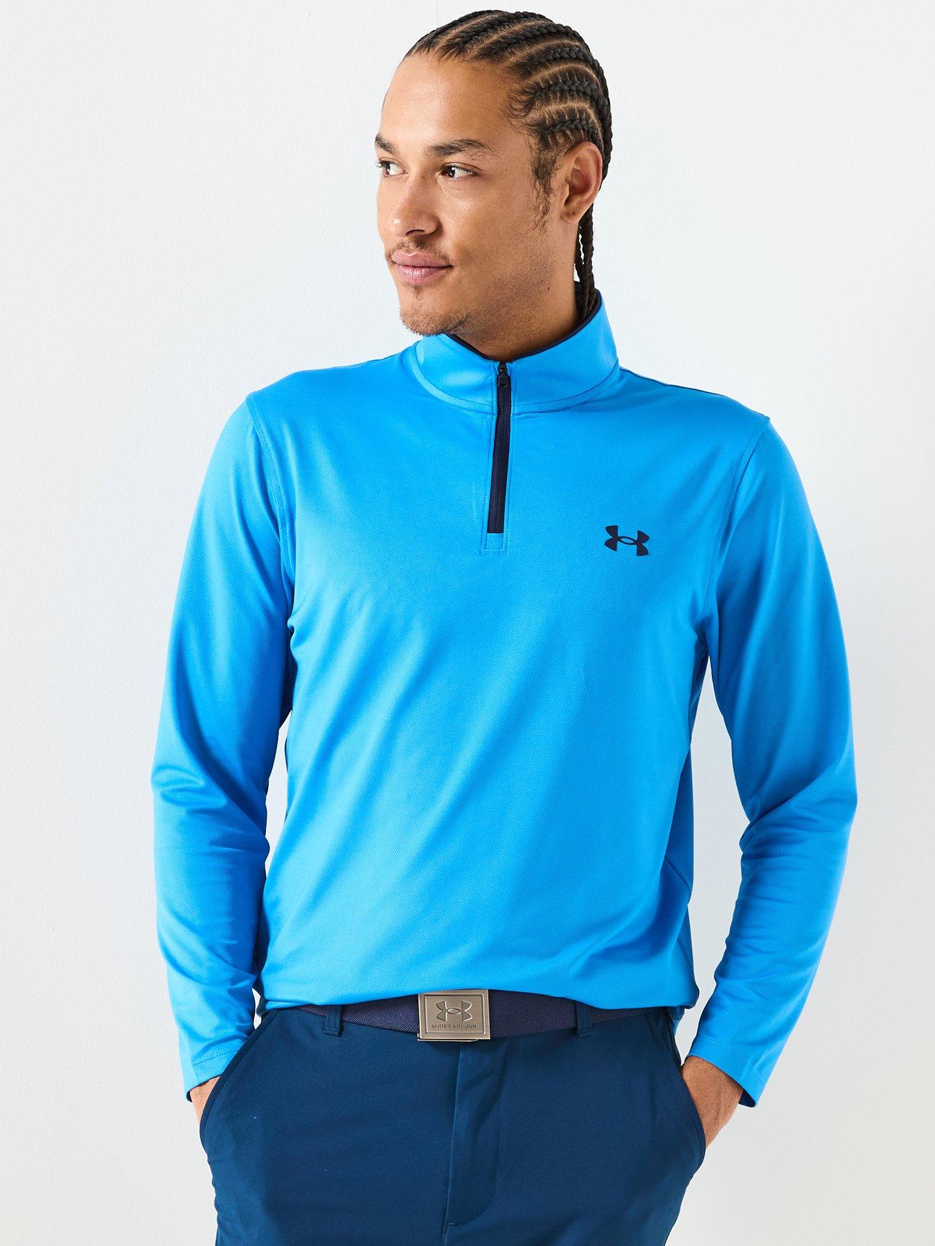 UNDER ARMOUR Mens Golf Matchplay 1/4 Zip - Blue
