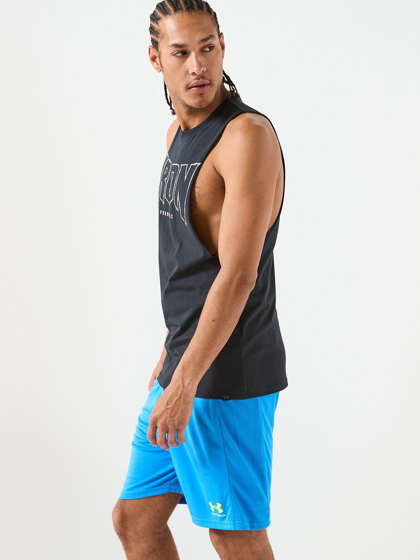 Image 5 of 6 of UNDER ARMOUR Mens Training Project Rock Tank - Black