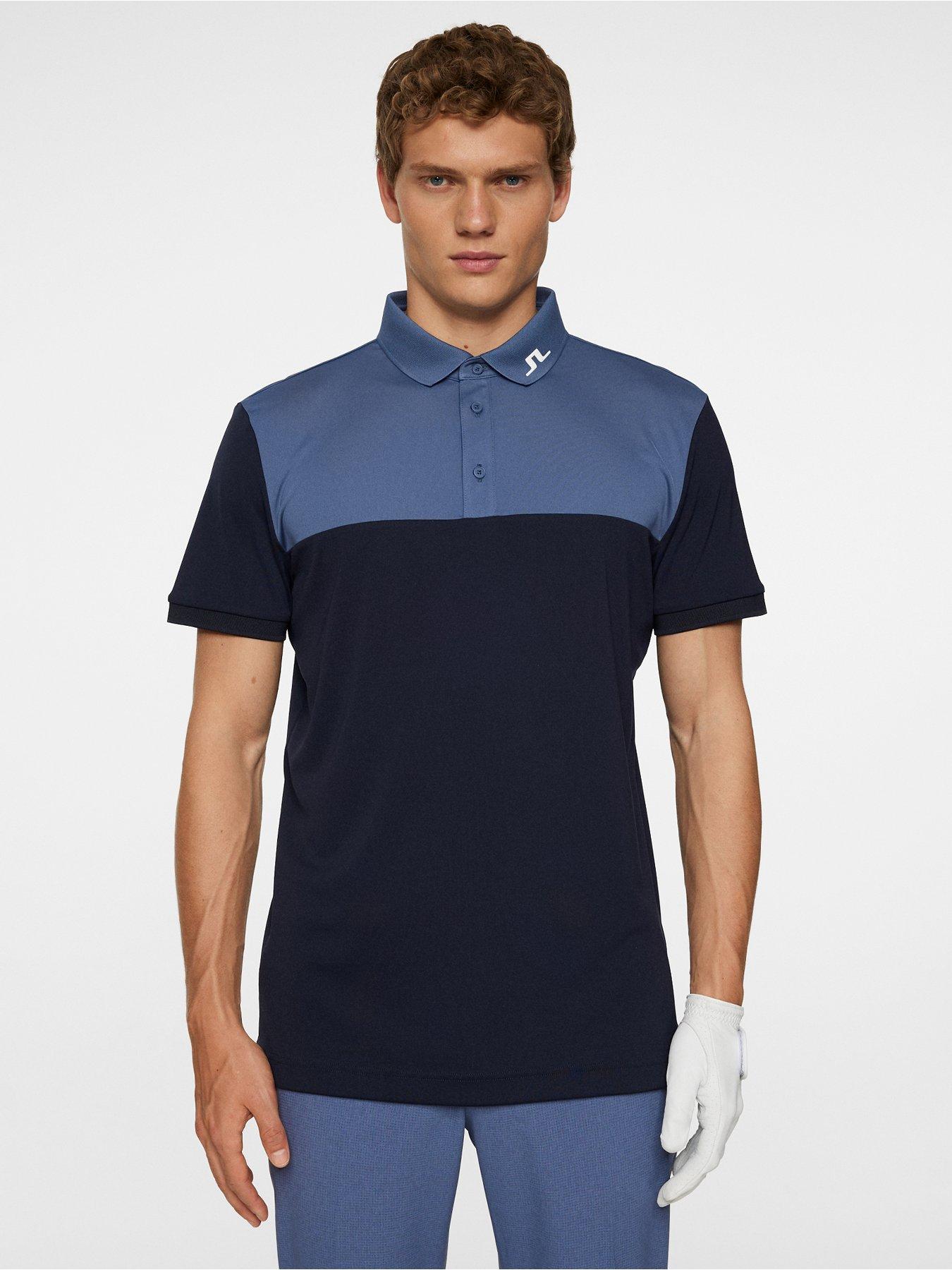 J LINDEBERG Mens Golf Jeff Polo - Navy