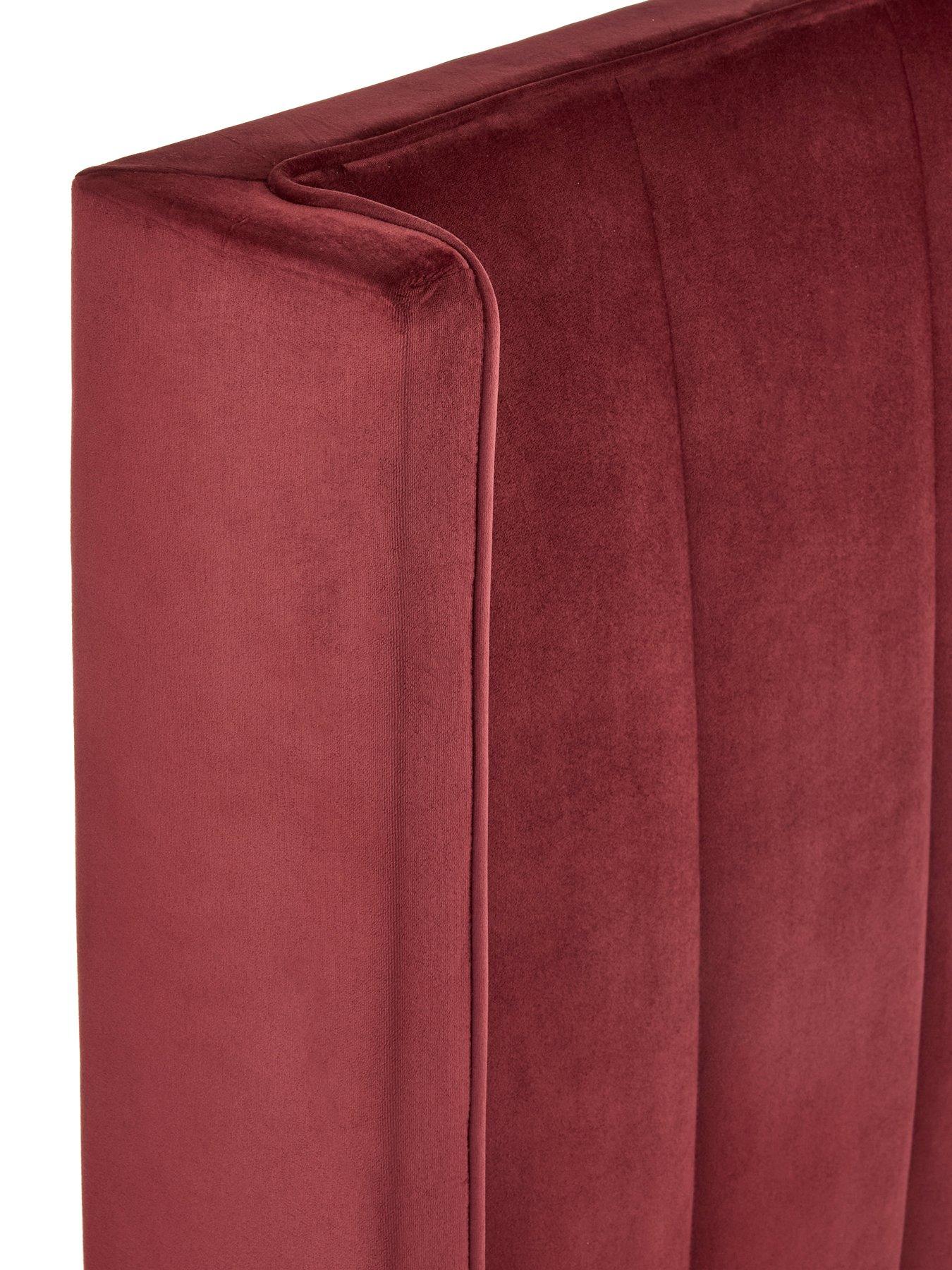 very-home-new-dakota-velvetnbsplift-up-ottoman-bed-with-mattress-options-buy-amp-save-burgundyoutfit