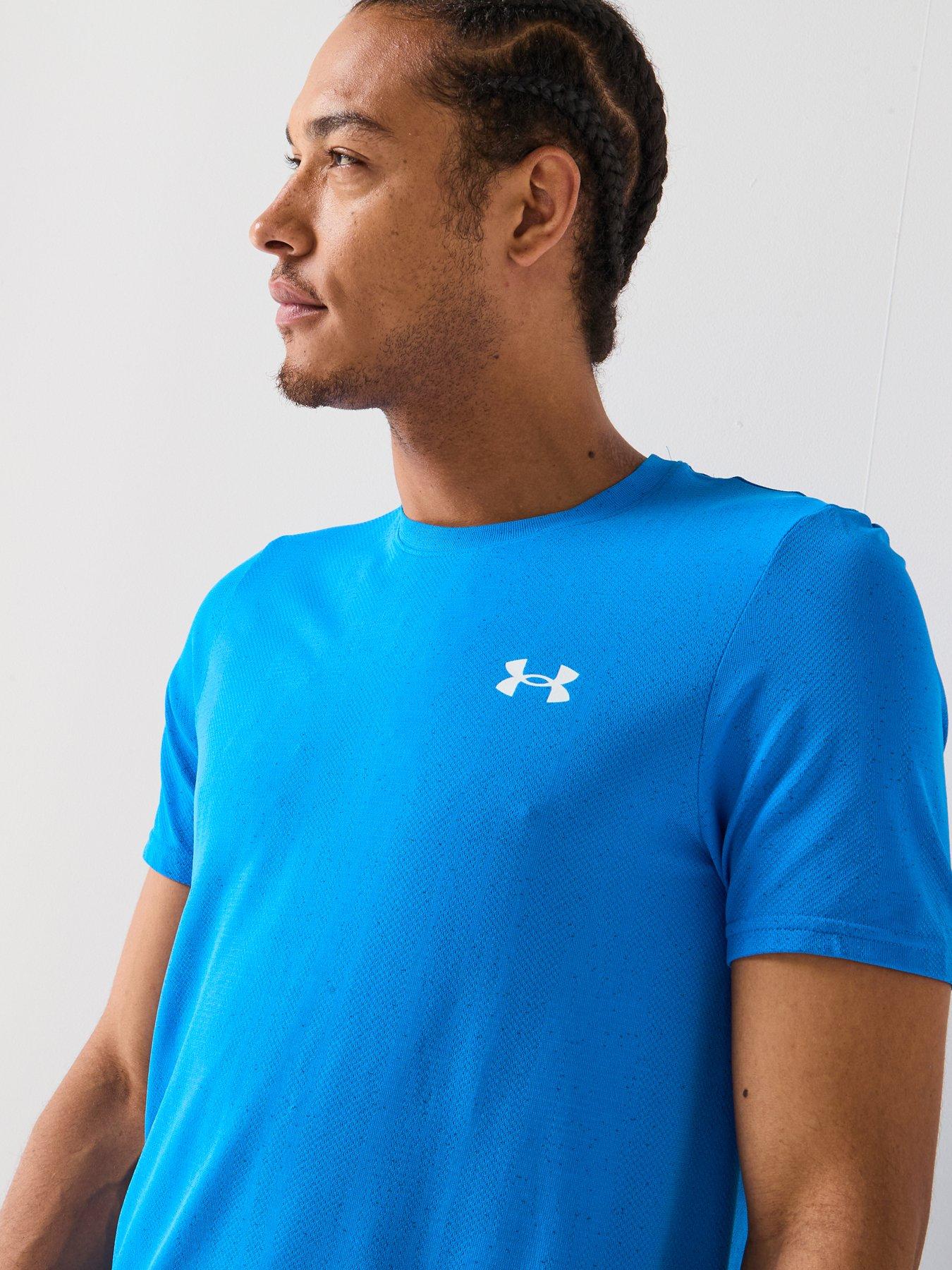 Image 4 of 5 of UNDER ARMOUR Mens Training Vanish Seamless T-Shirt - Blue