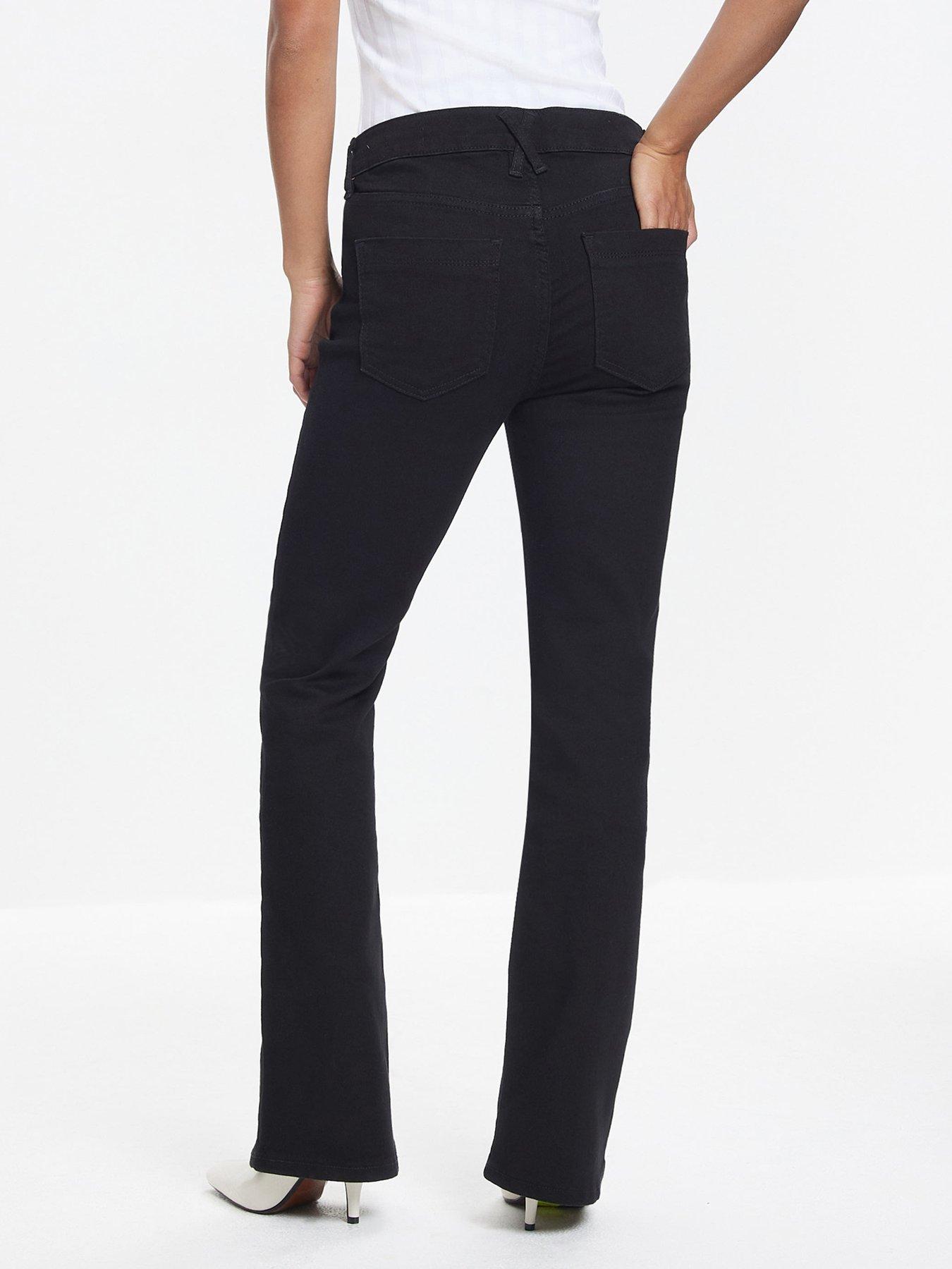 river-island-petite-mid-rise-bootcut-bailey-jeans-blackstillFront
