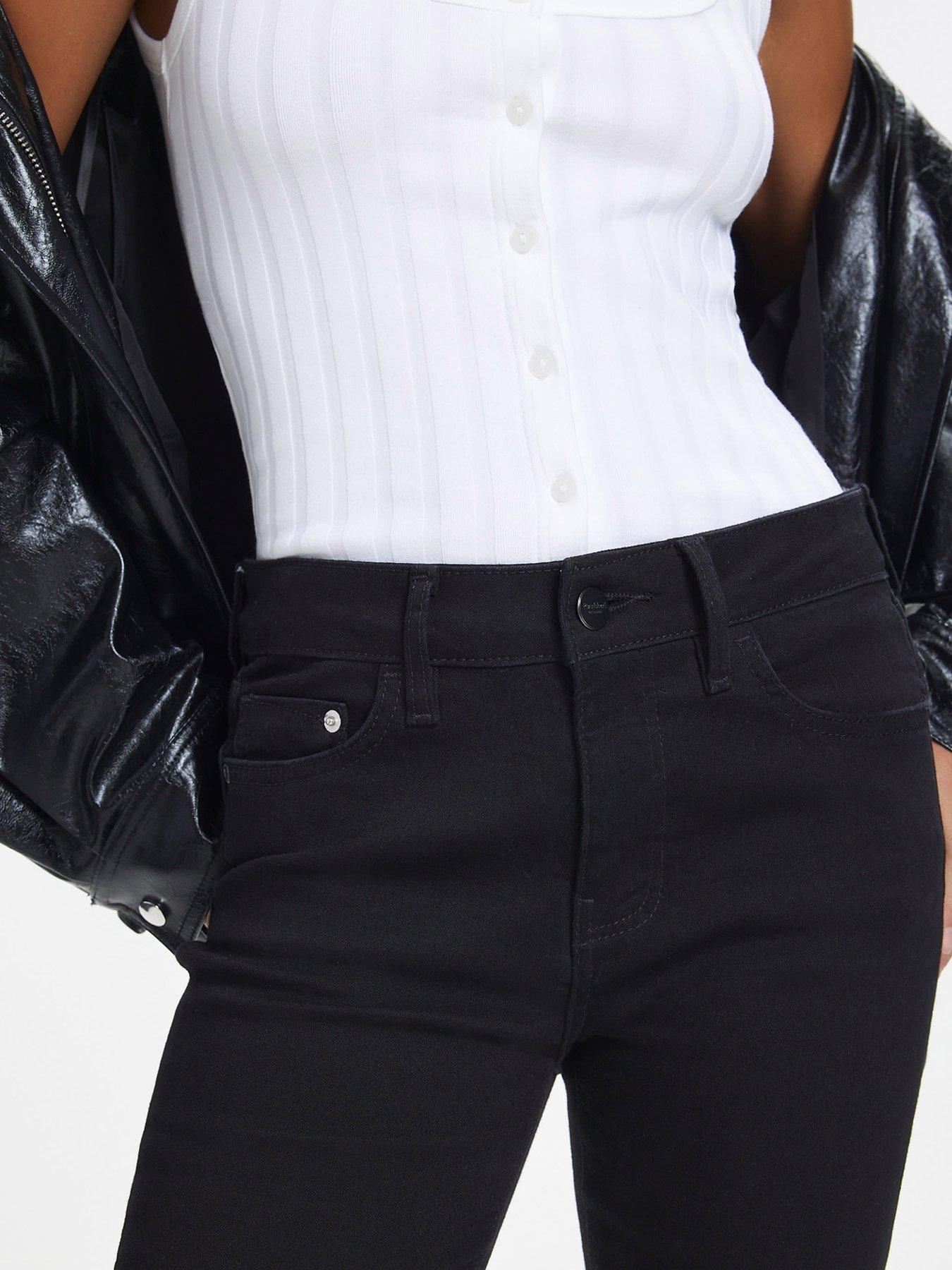 river-island-petite-mid-rise-bootcut-bailey-jeans-blackoutfit
