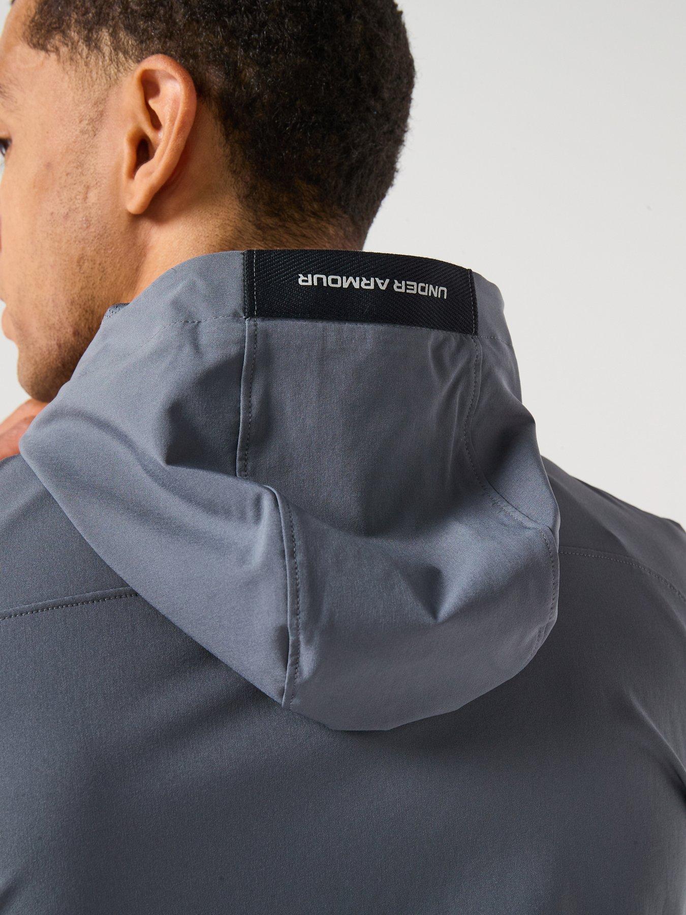 Image 5 of 6 of UNDER ARMOUR Mens Training Tech Utility Woven Jacket - Grey