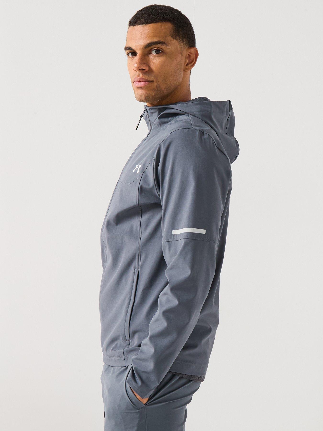 Image 6 of 6 of UNDER ARMOUR Mens Training Tech Utility Woven Jacket - Grey