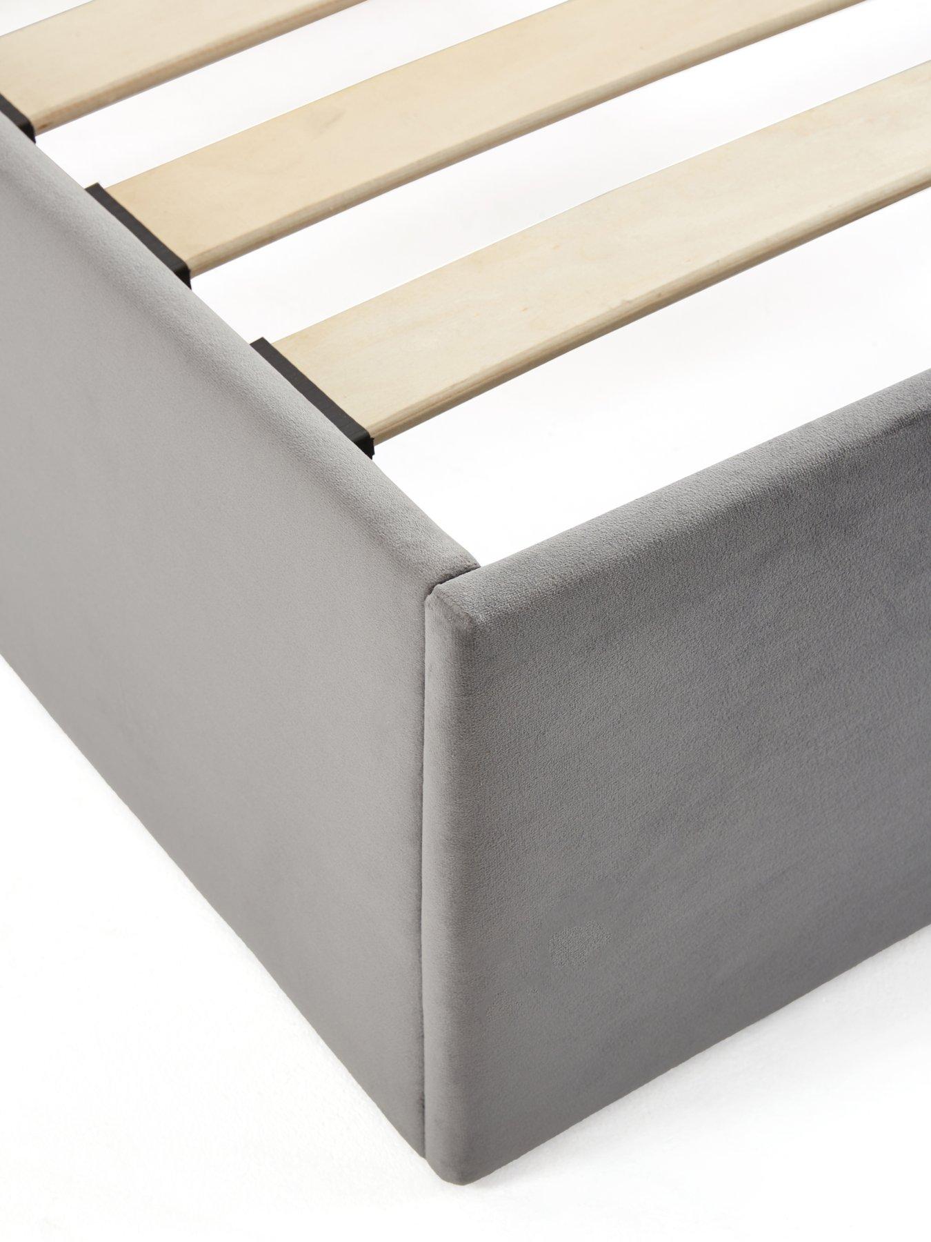 very-home-beaumont-bed-frame-with-mattress-options-buy-amp-savenbsp--greydetail