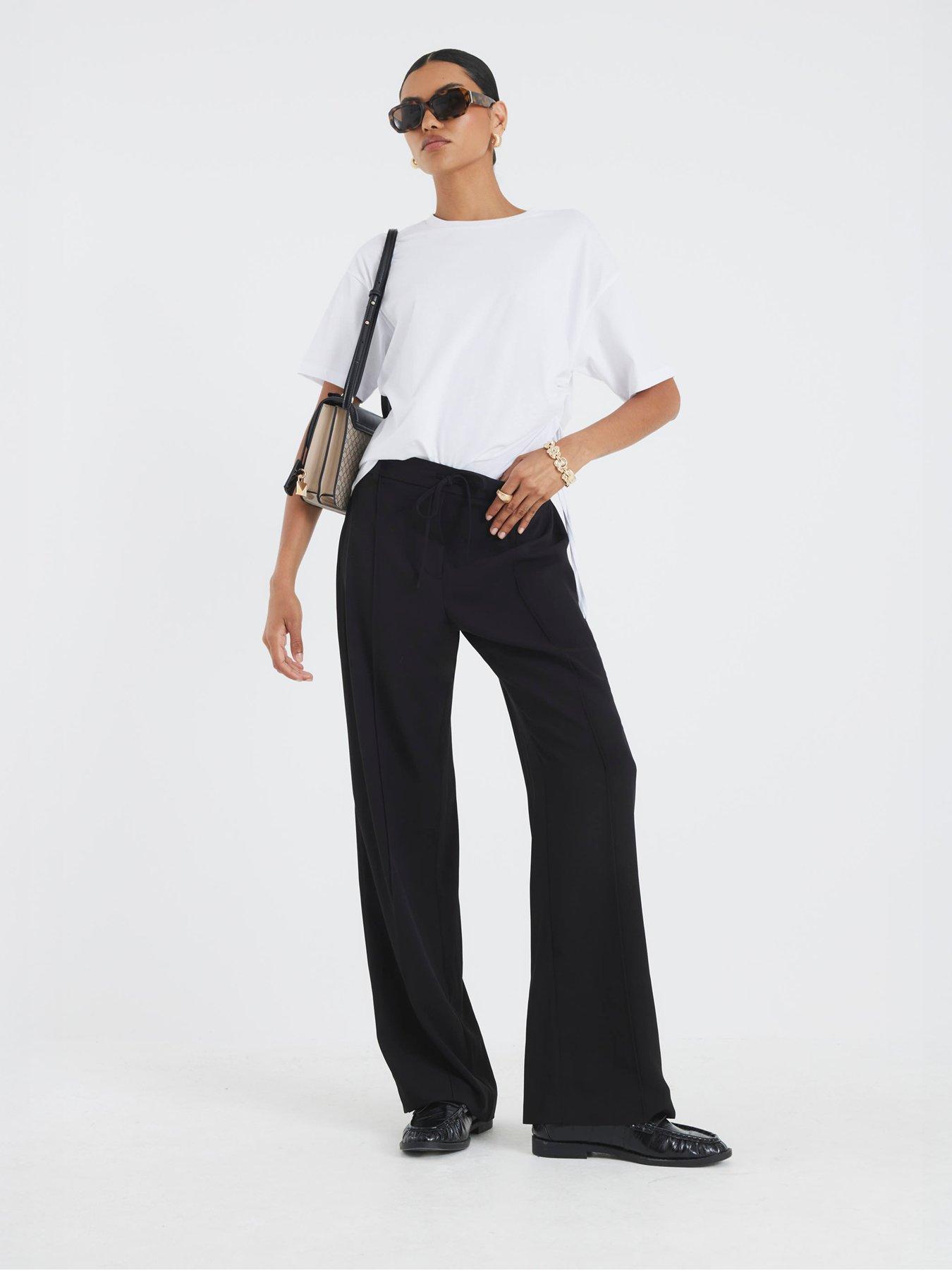 river-island-elasticated-smart-jogger-blackoutfit