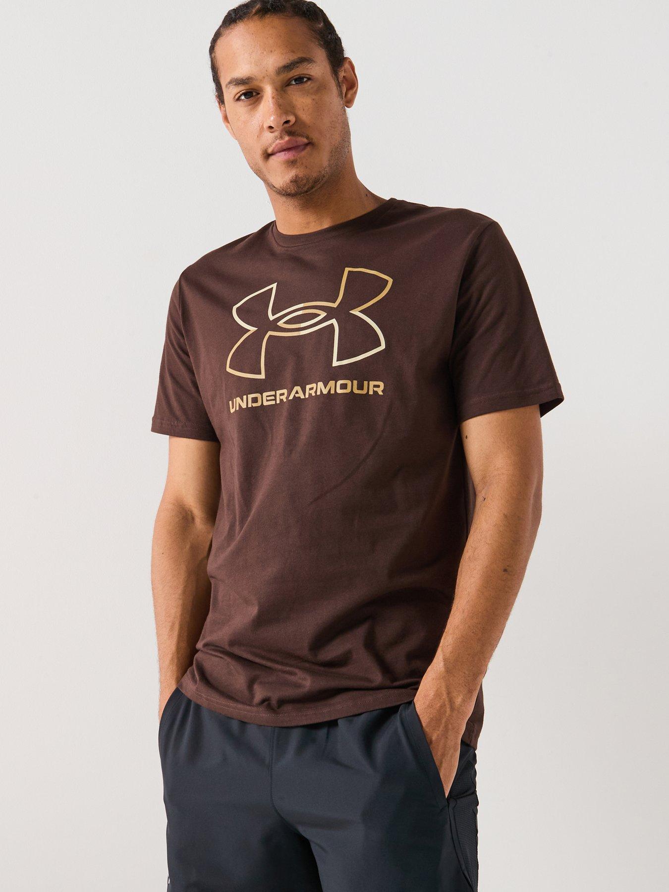 UNDER ARMOUR Mens Training GL Foundation T-Shirt - Brown