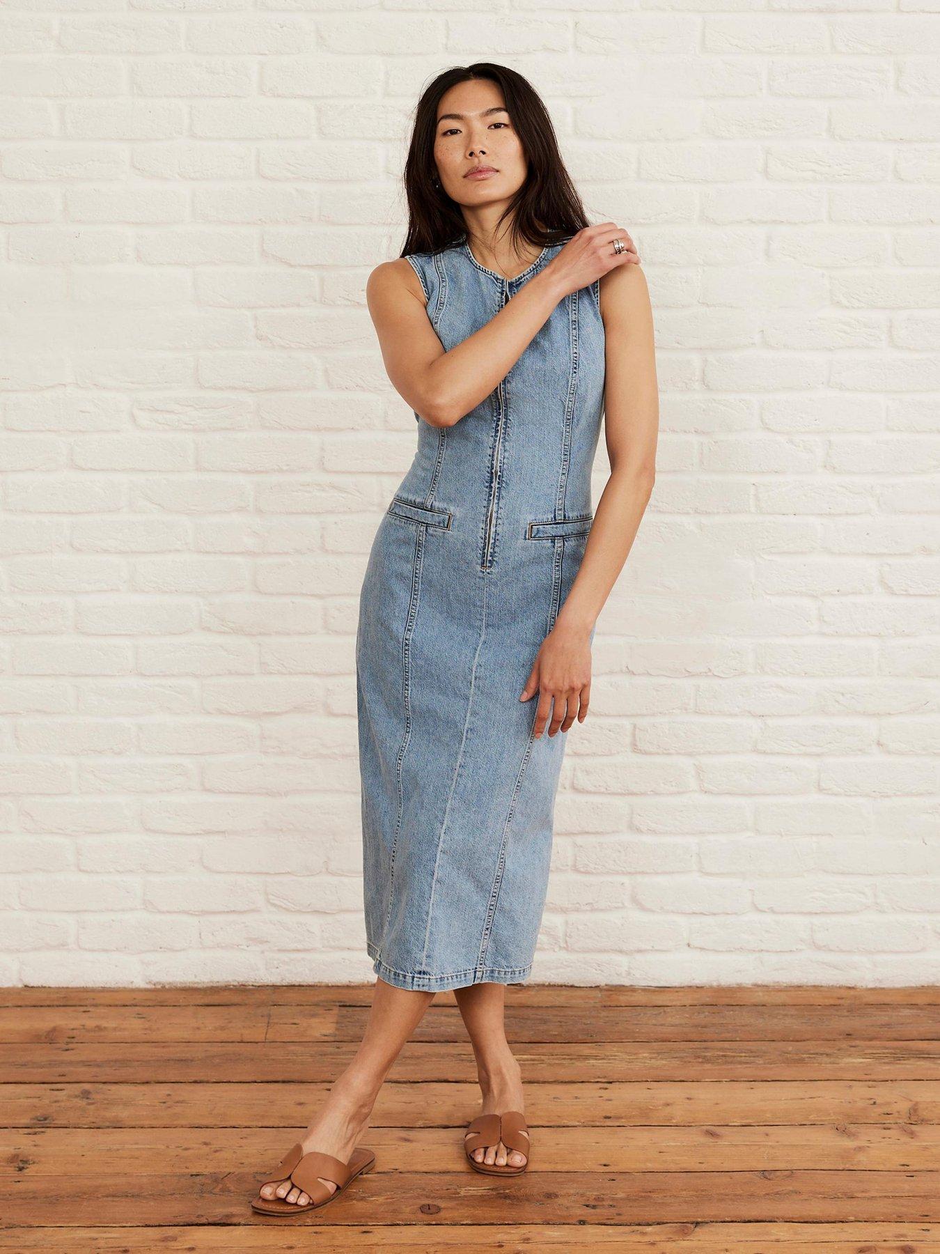 mint-velvet-denim-column-zip-midi-dress-bluestillFront