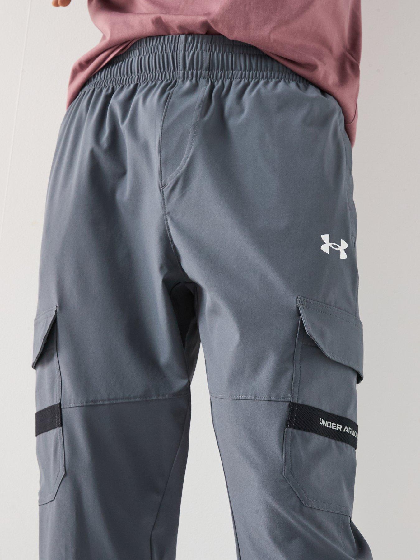 under-armour-mens-training-tech-utility-woven-pants-greyoutfit