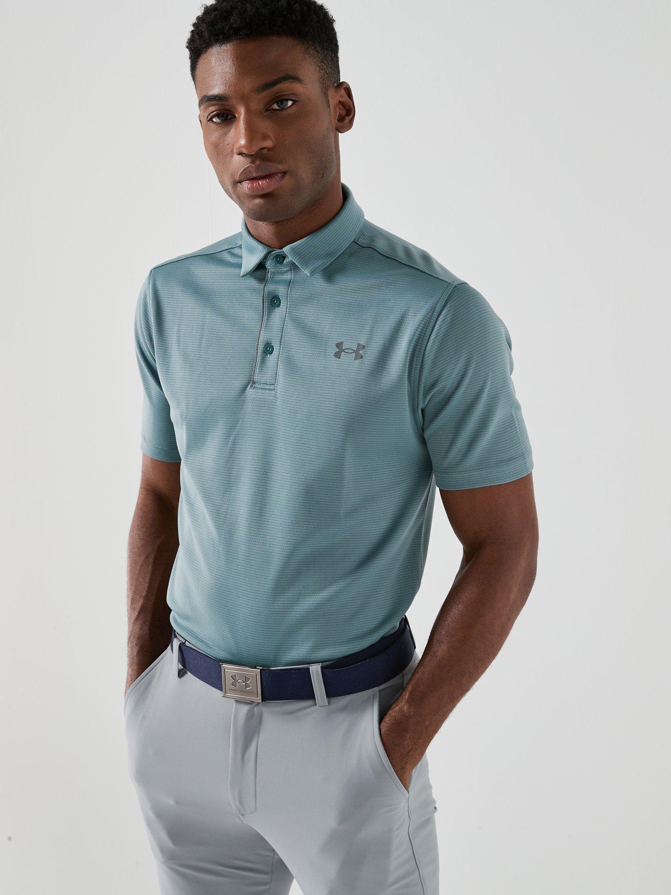 UNDER ARMOUR Mens Golf Tech Polo - Green
