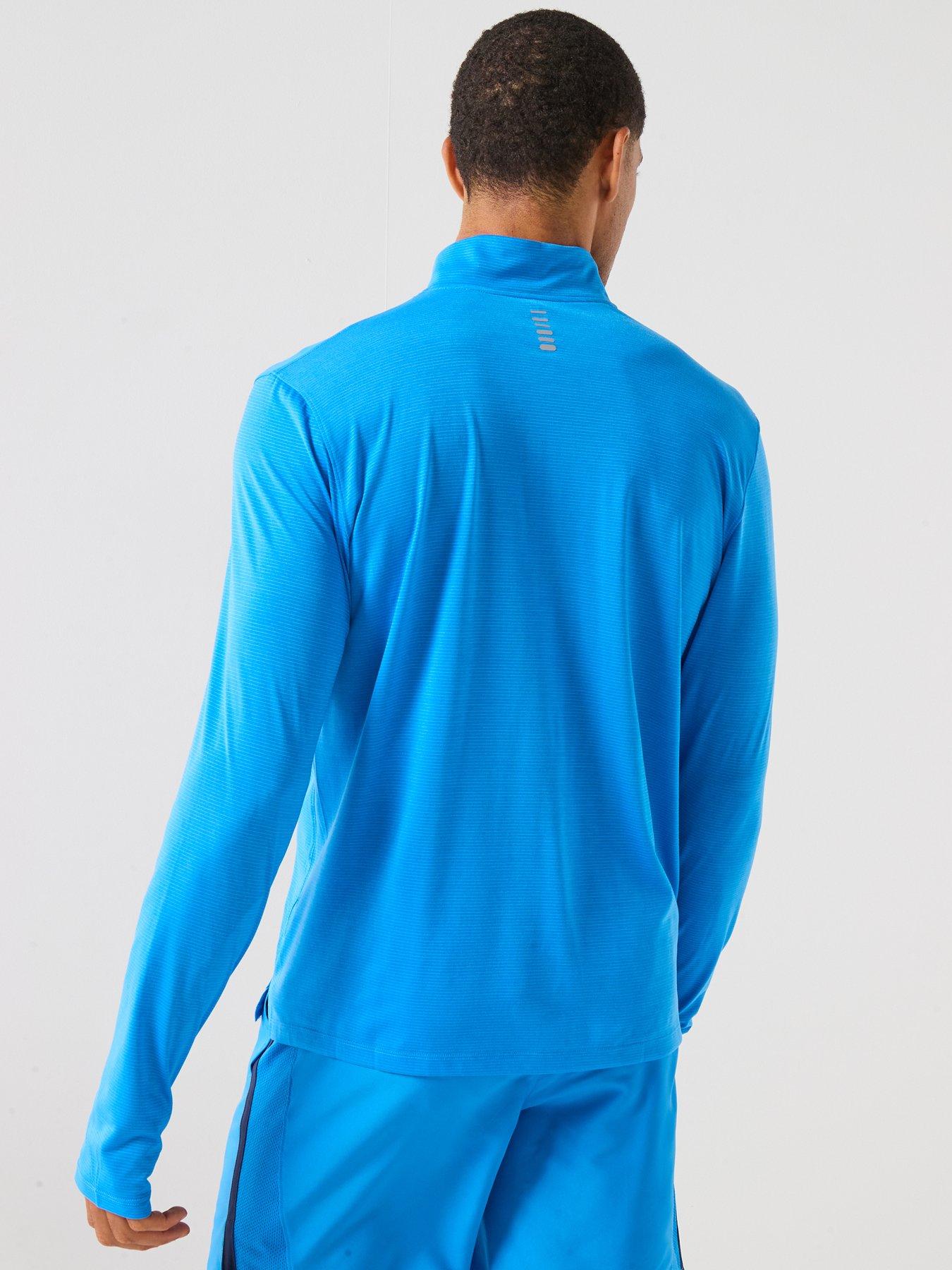 under-armour-mens-running-launch-14-zip-top-bluestillFront