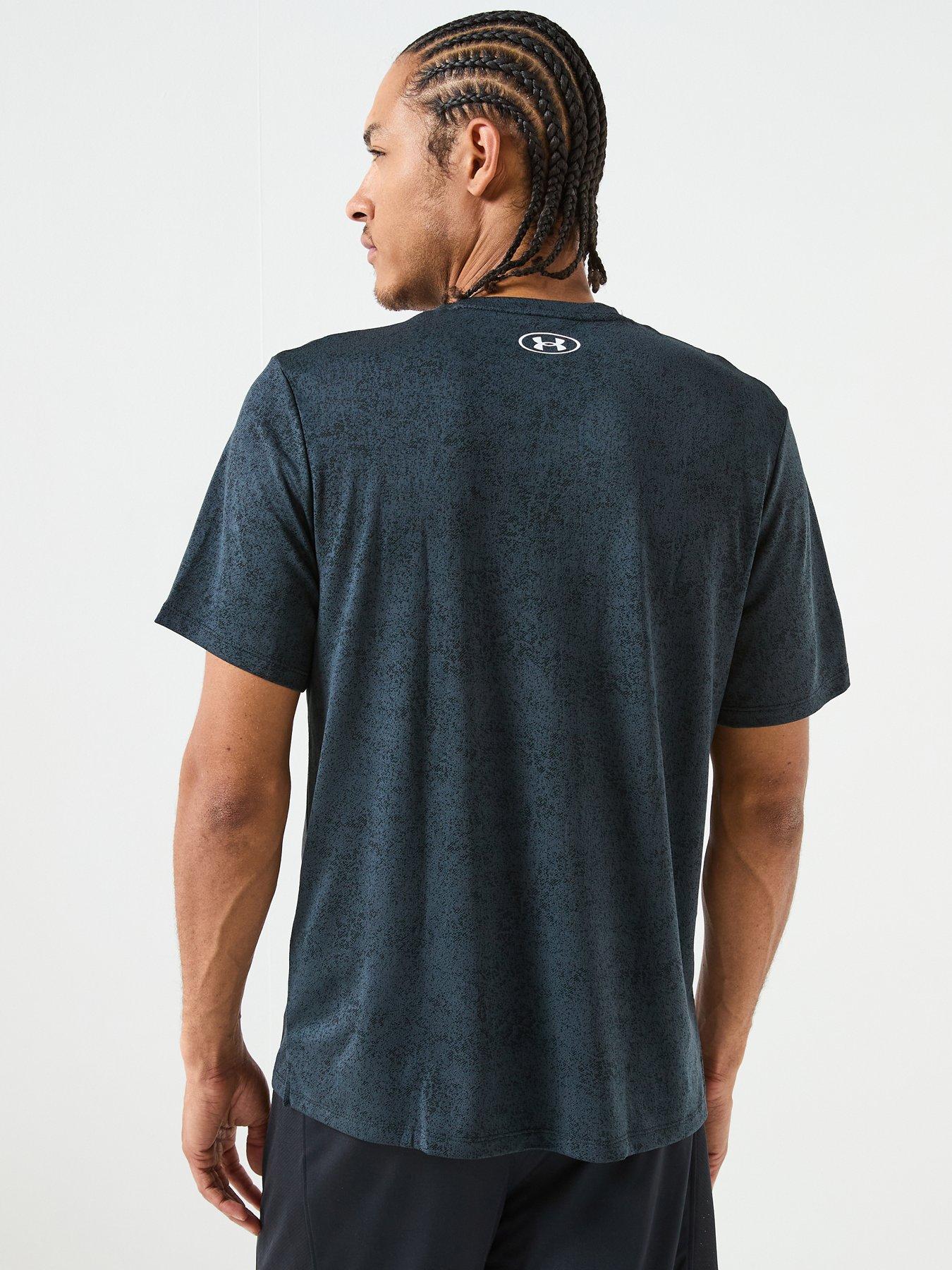 under-armour-mens-training-tech-pixelate-t-shirt-blackstillFront