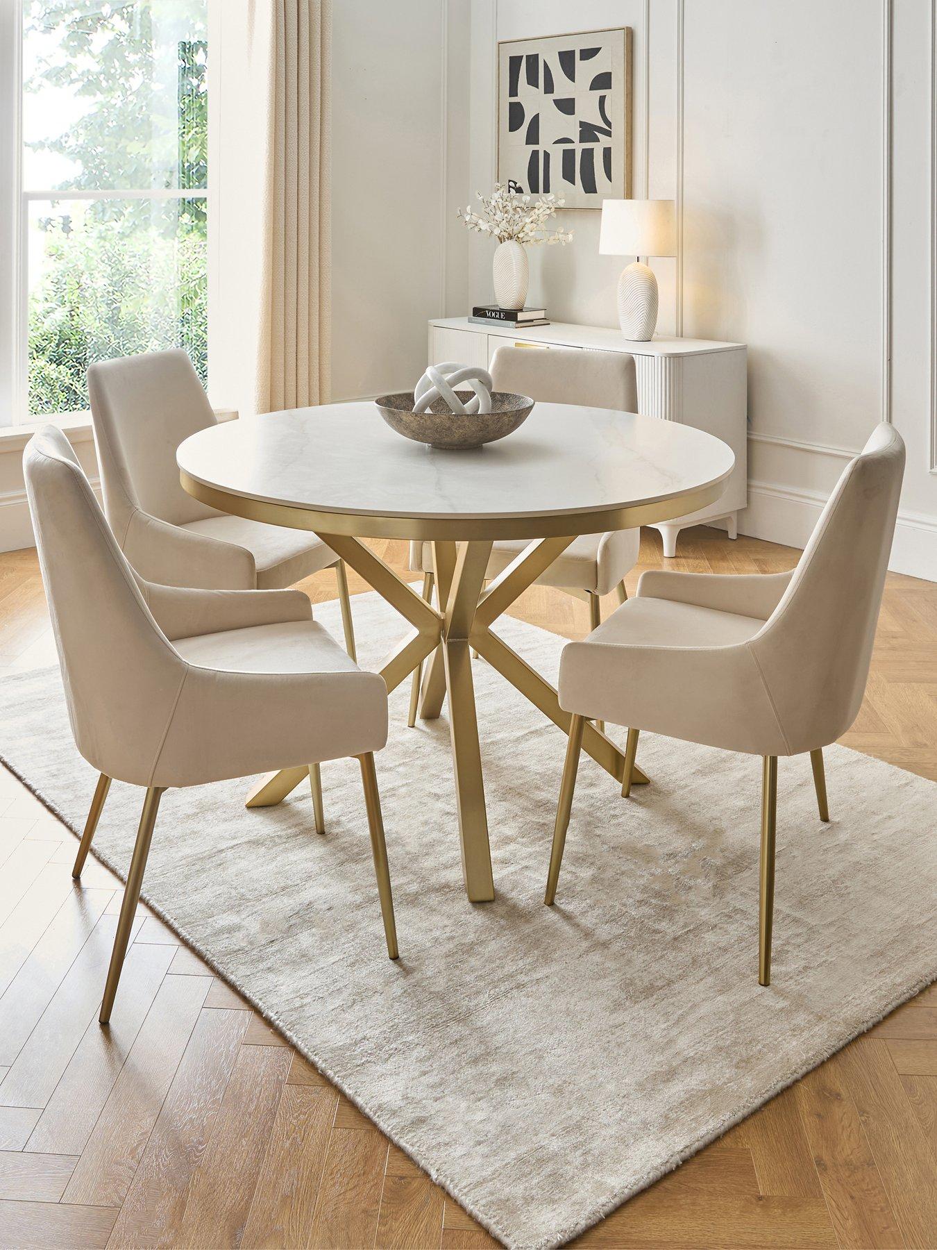 the-very-collection-savannah-120cm-round-ceramic-dining-table-amp-4-nala-dining-chairs-fscreg-certified