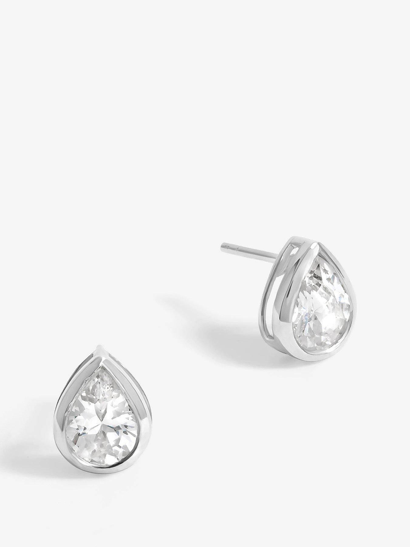 simply-silver-simply-silver-sterling-silver-925-cubic-zirconia-large-pear-drop-stud-earrings