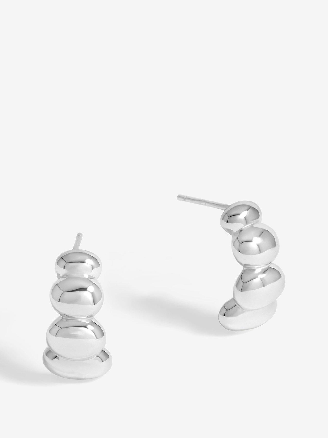 simply-silver-simply-silver-sterling-silver-925-polished-graduated-pebble-stud-earrings