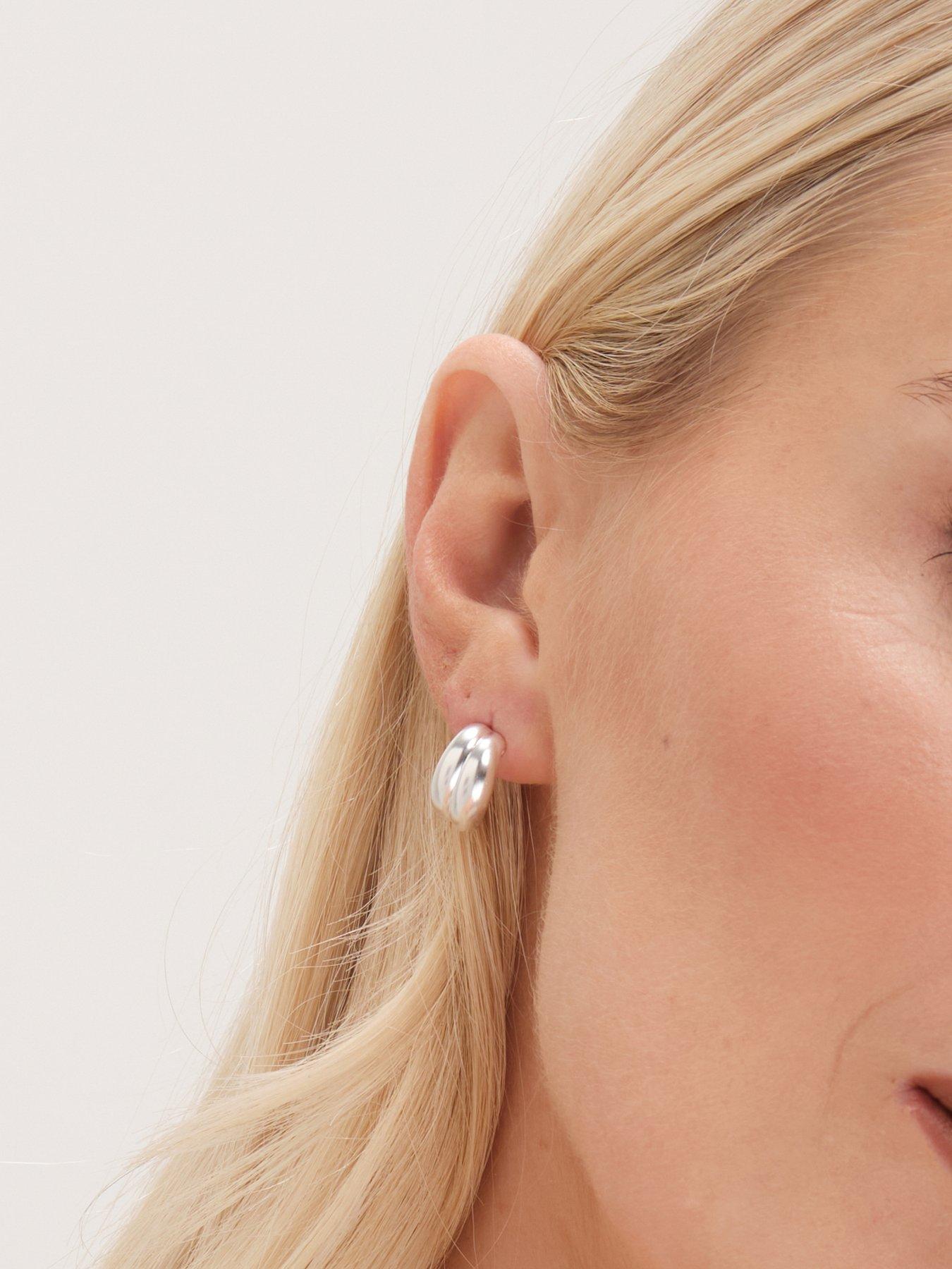 simply-silver-simply-silver-sterling-silver-925-polished-double-row-ridge-drop-earringsback