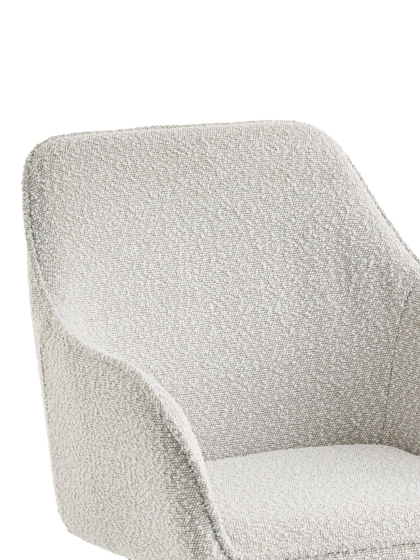 Image 5 of 7 of The Very Collection Oslo Extending 160-200cm Dining Table &amp; 4 Alisha Boucle Chairs