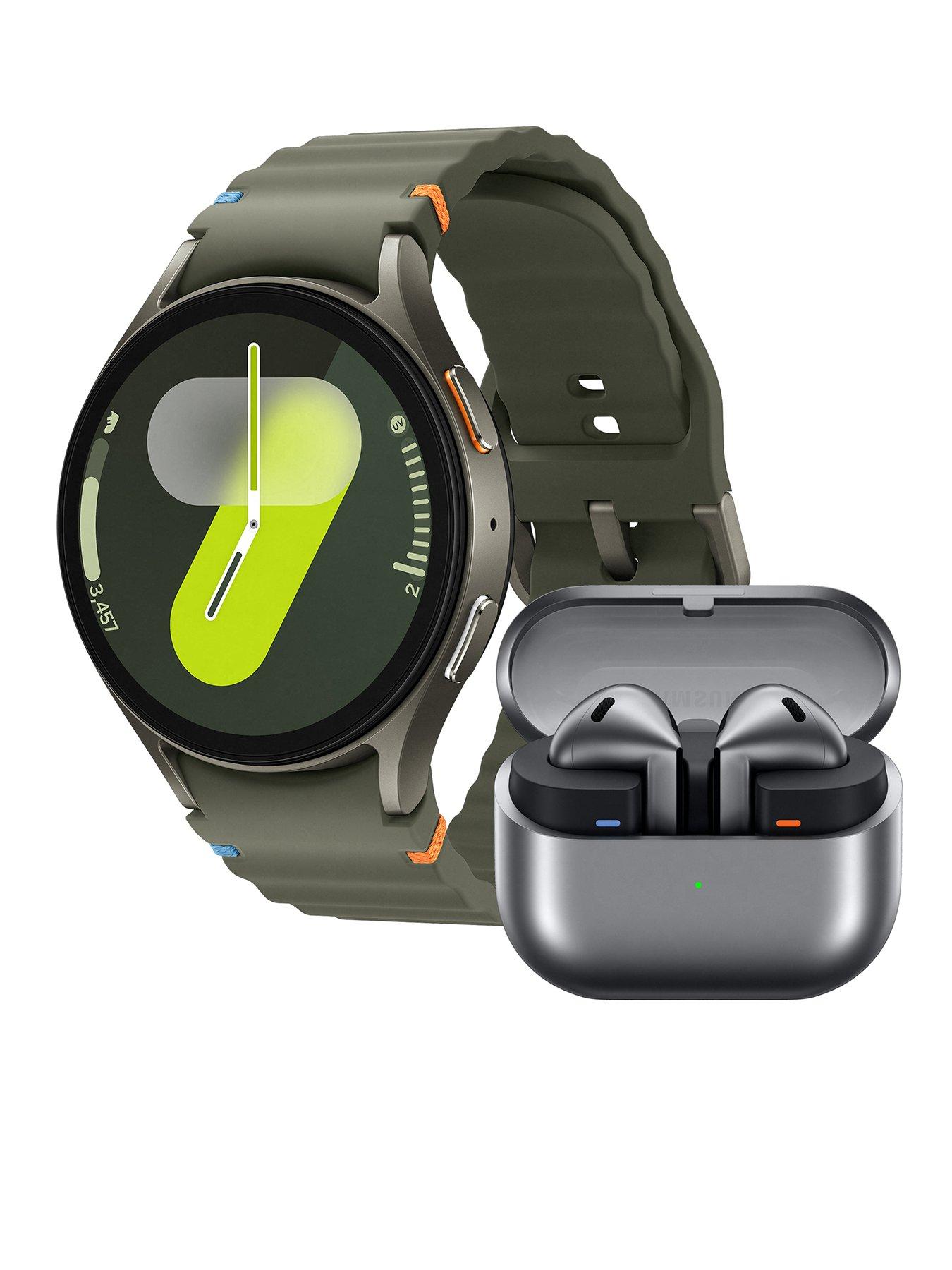 Image of Samsung Galaxy Watch7 44mm LTE Silver with Galaxy Buds3 - Silver