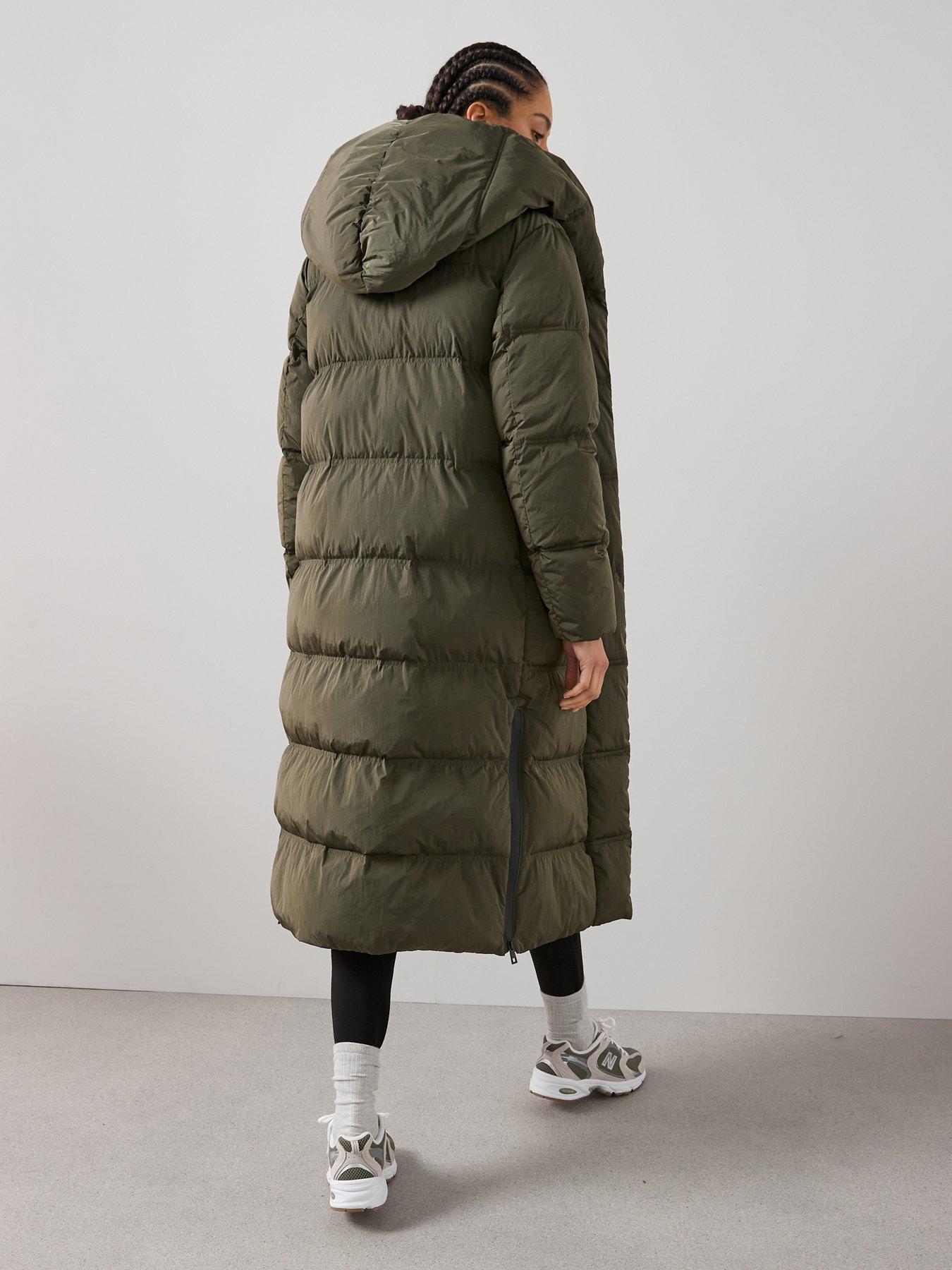 the-very-collection-longline-shower-resistant-hooded-padded-coat-khakistillFront