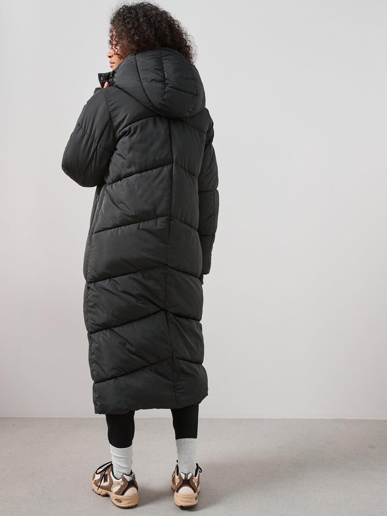 the-very-collection-longline-chevron-technical-padded-coat-blackstillFront