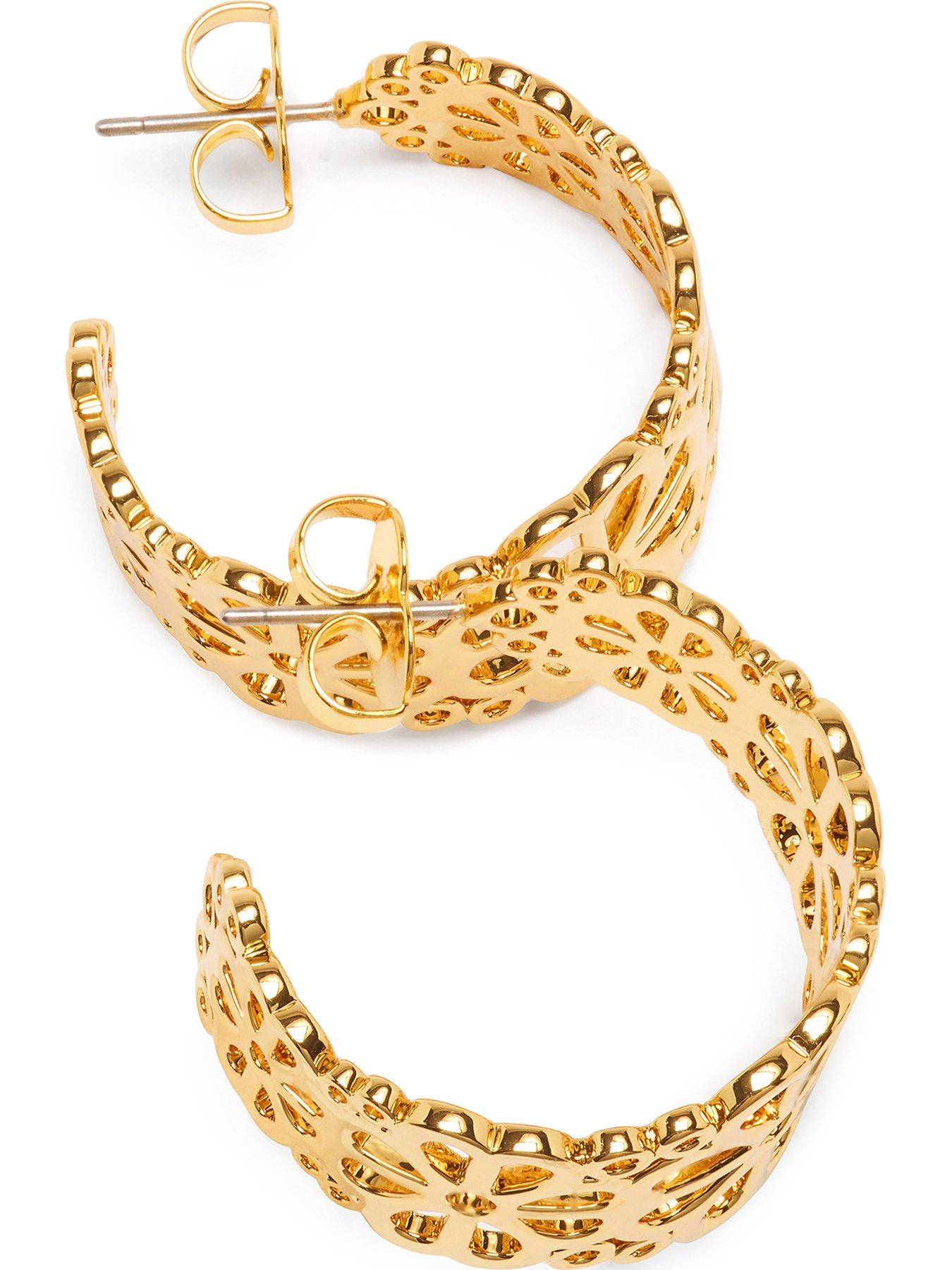 kate-spade-new-york-flower-lace-hoops-goldfront