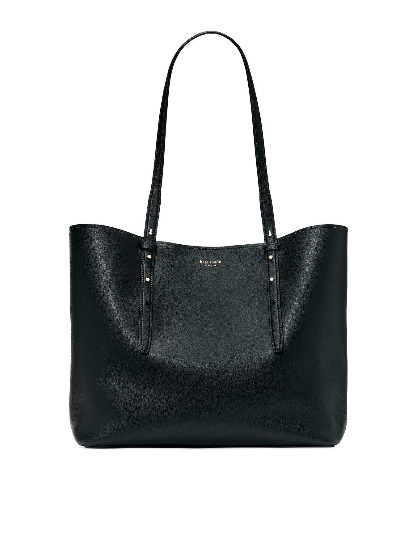 Kate Spade New York Do It All Fine Grain Leather Large Tote - Black