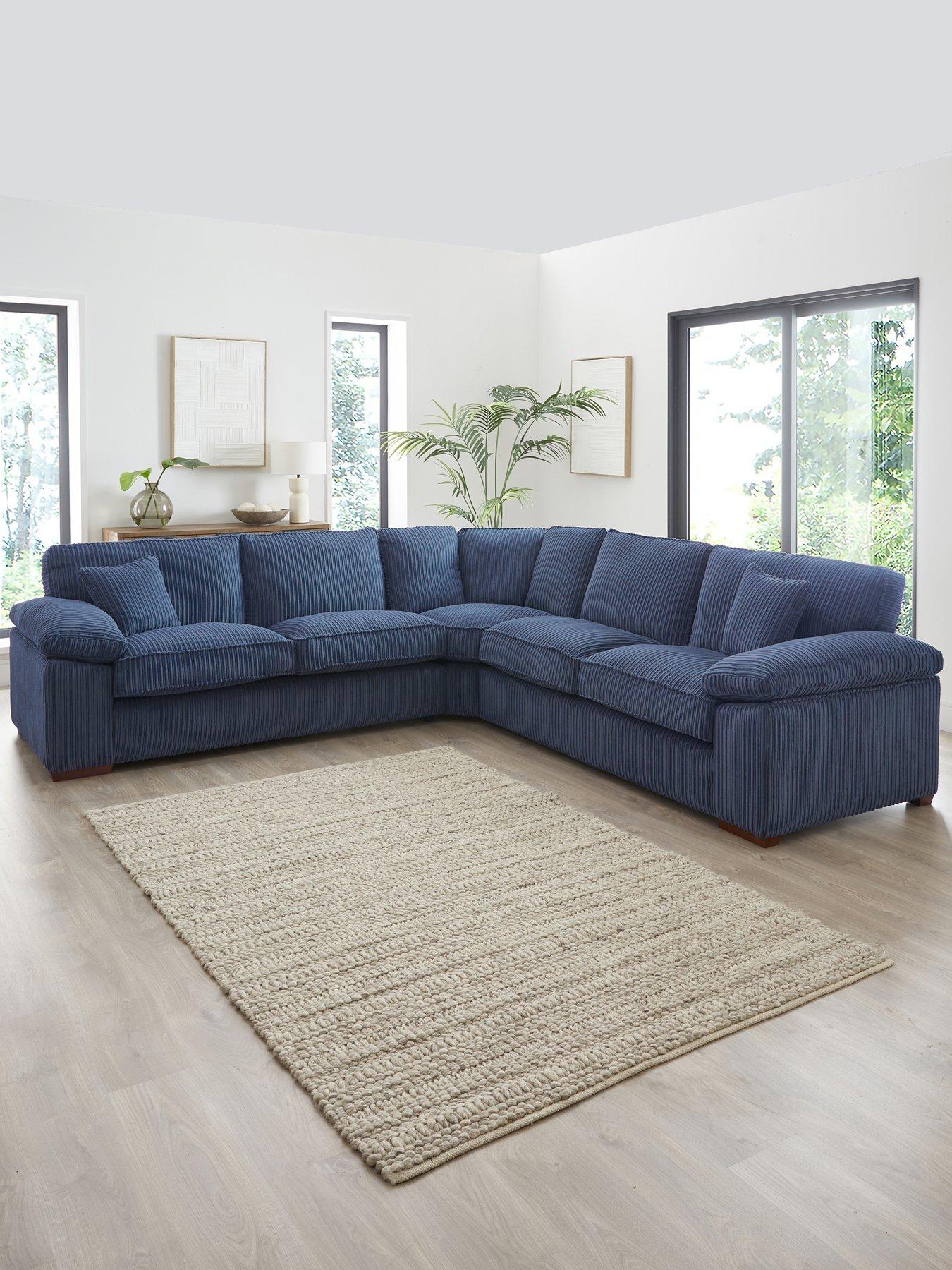 Very Home Parker Fabric Corner Sofa - Made to Order in the UK