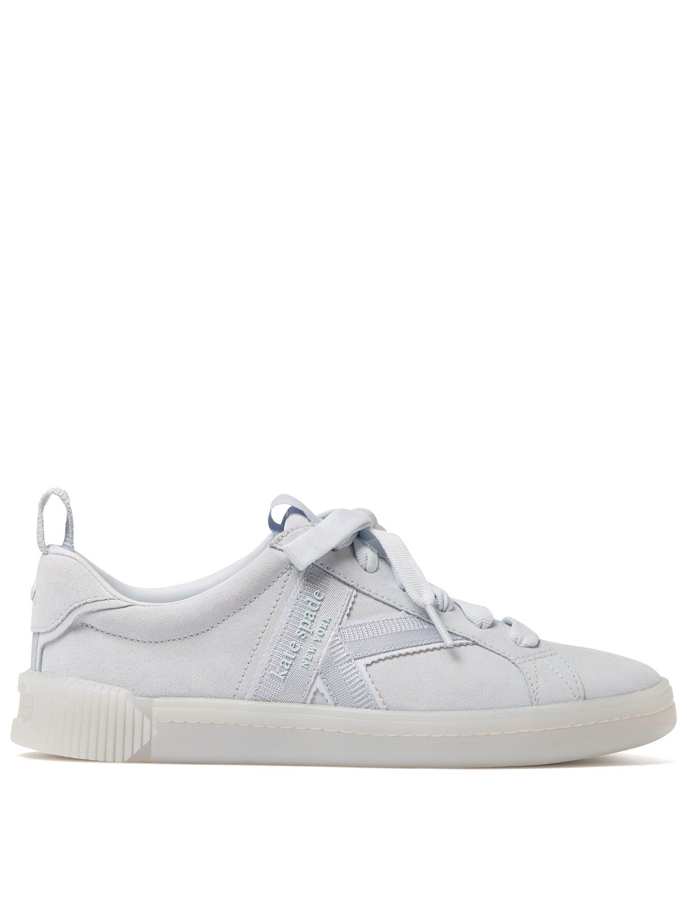 Kate Spade New York K As In Suede Court Sneaker - White