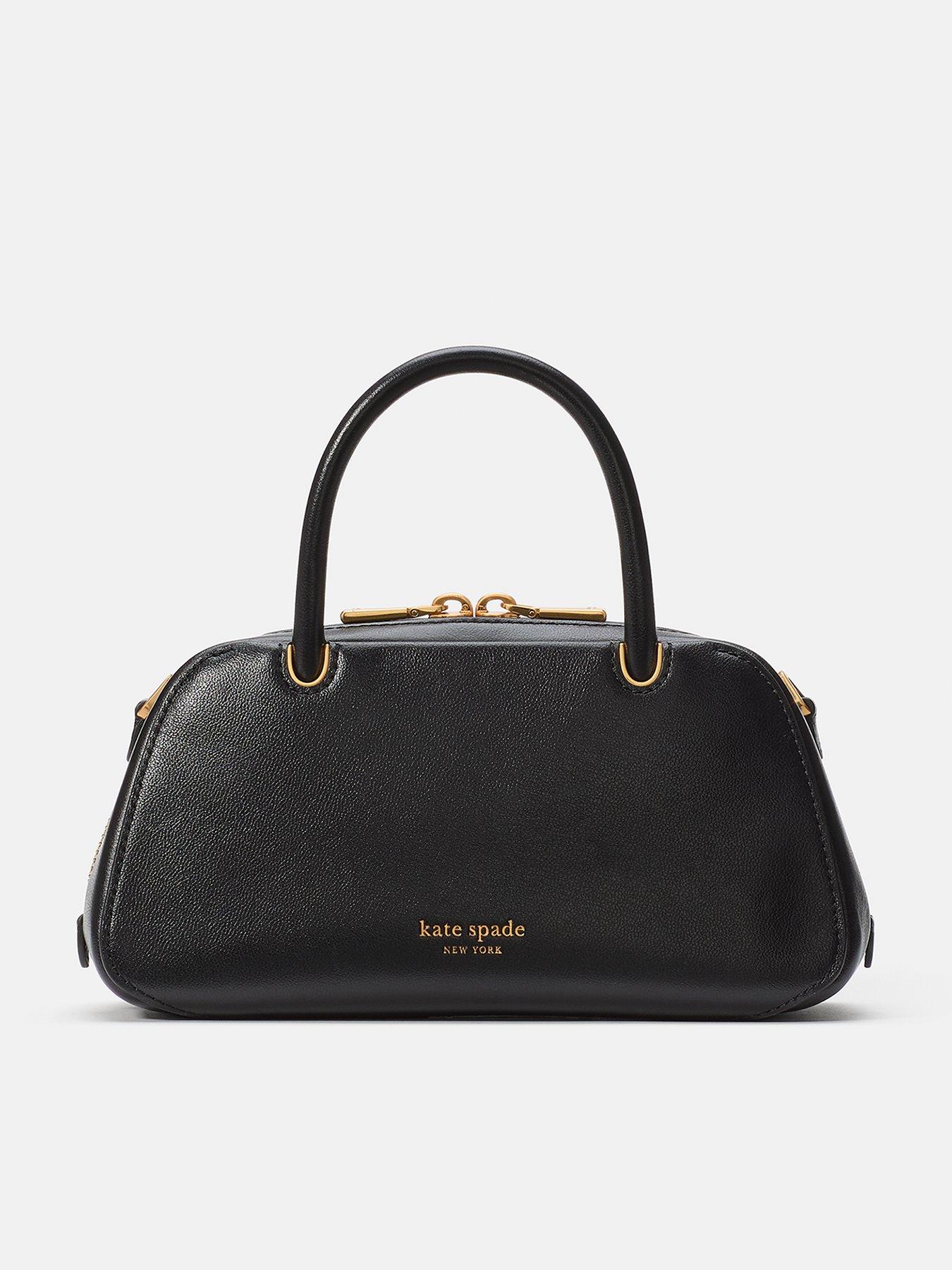 Kate Spade New York Grace Fine Grain Leather Mini East West Crossbody - Black
