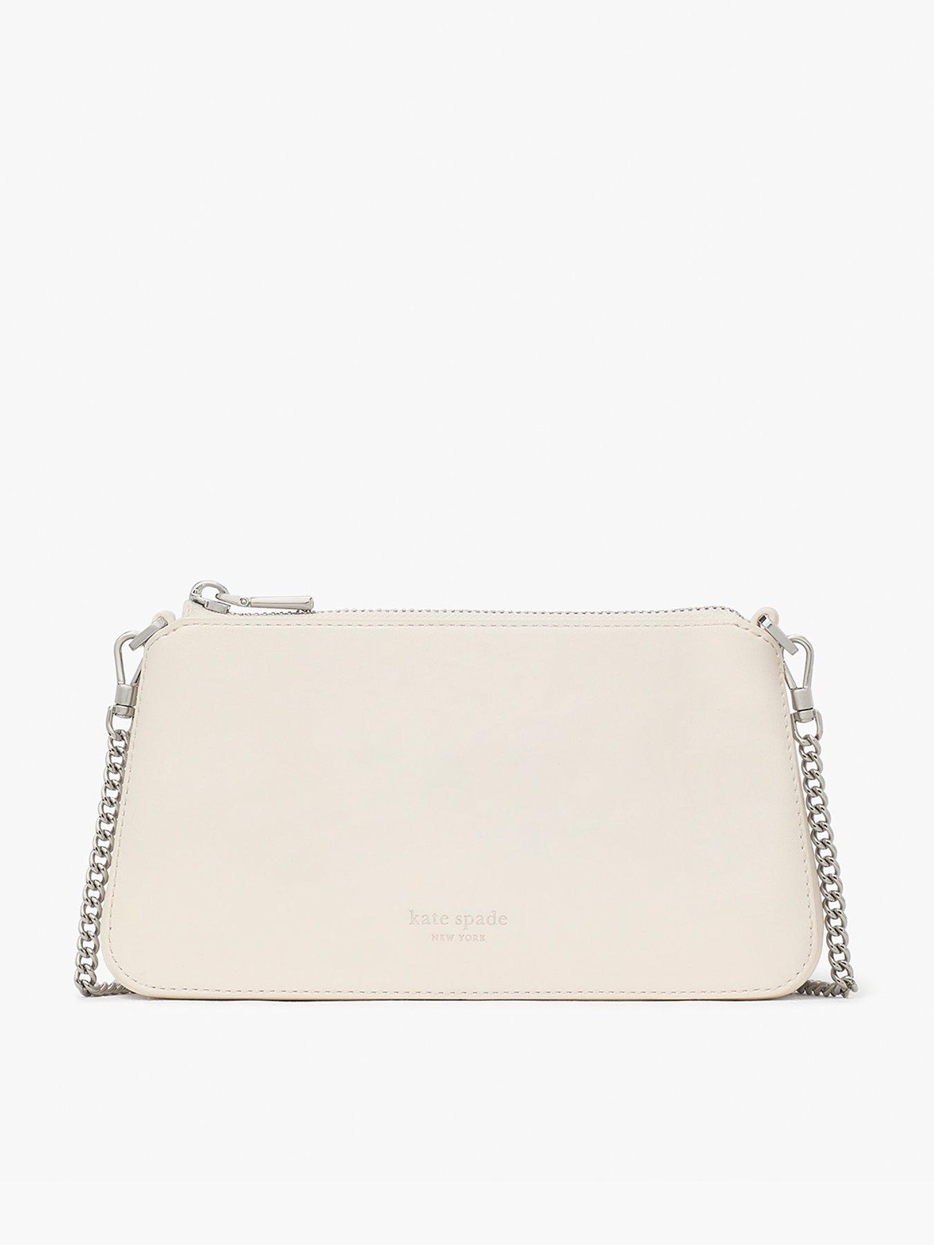 Kate Spade New York Grace Fine Grain Leather Pochette - Cream
