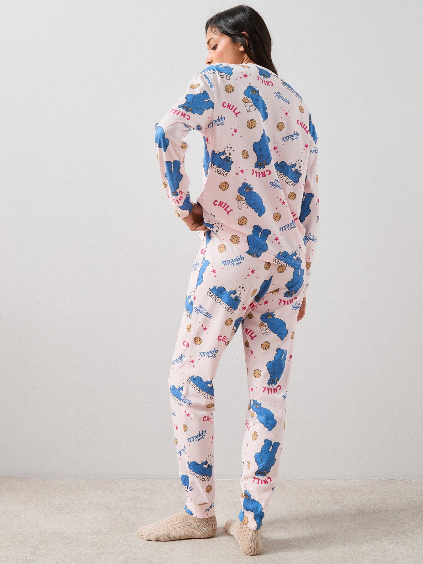 the-very-collection-cookie-monster-long-leg-pyjama-set-pinkstillFront