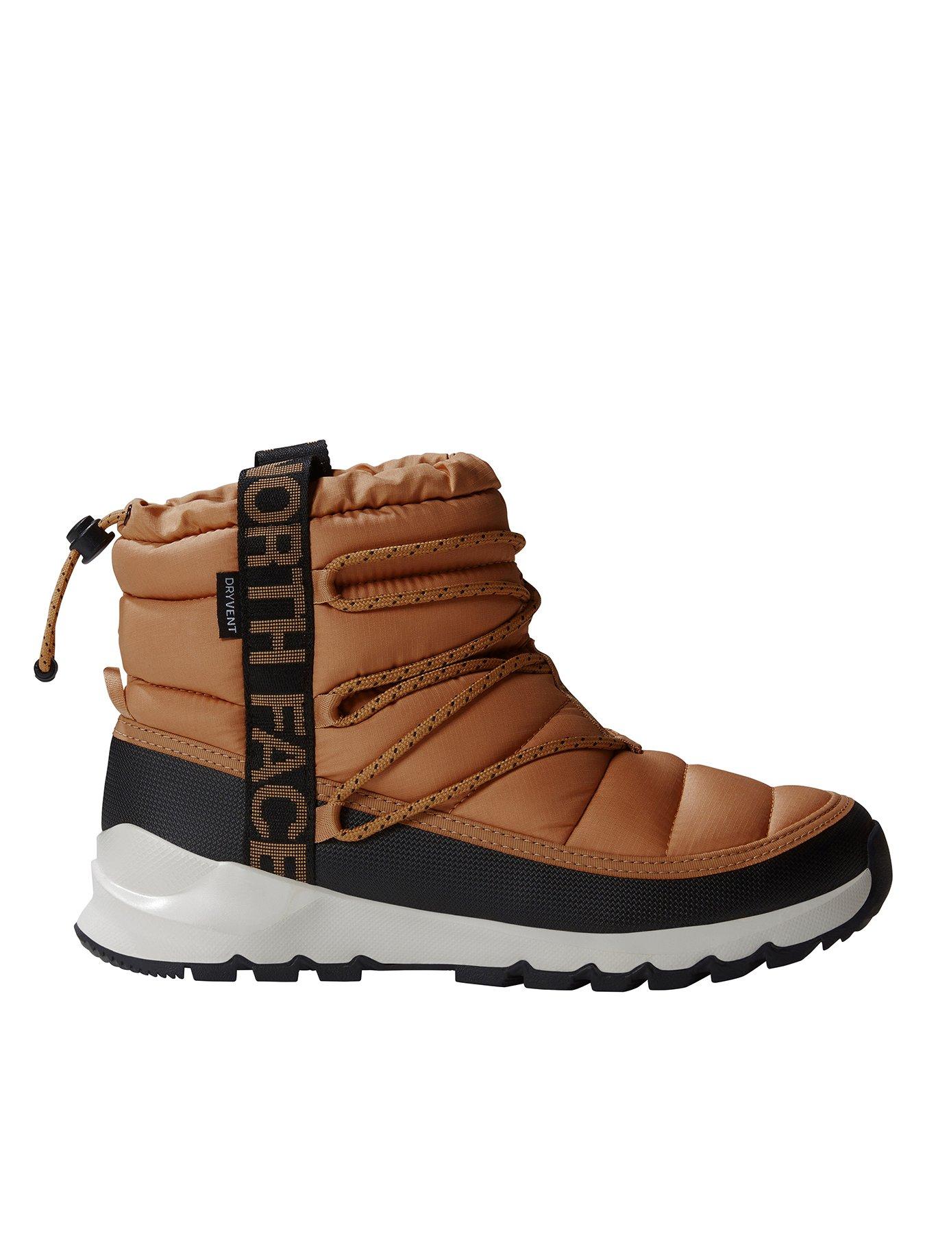THE NORTH FACE Womens Thermoball Lace Up Waterproof Boots - Brown