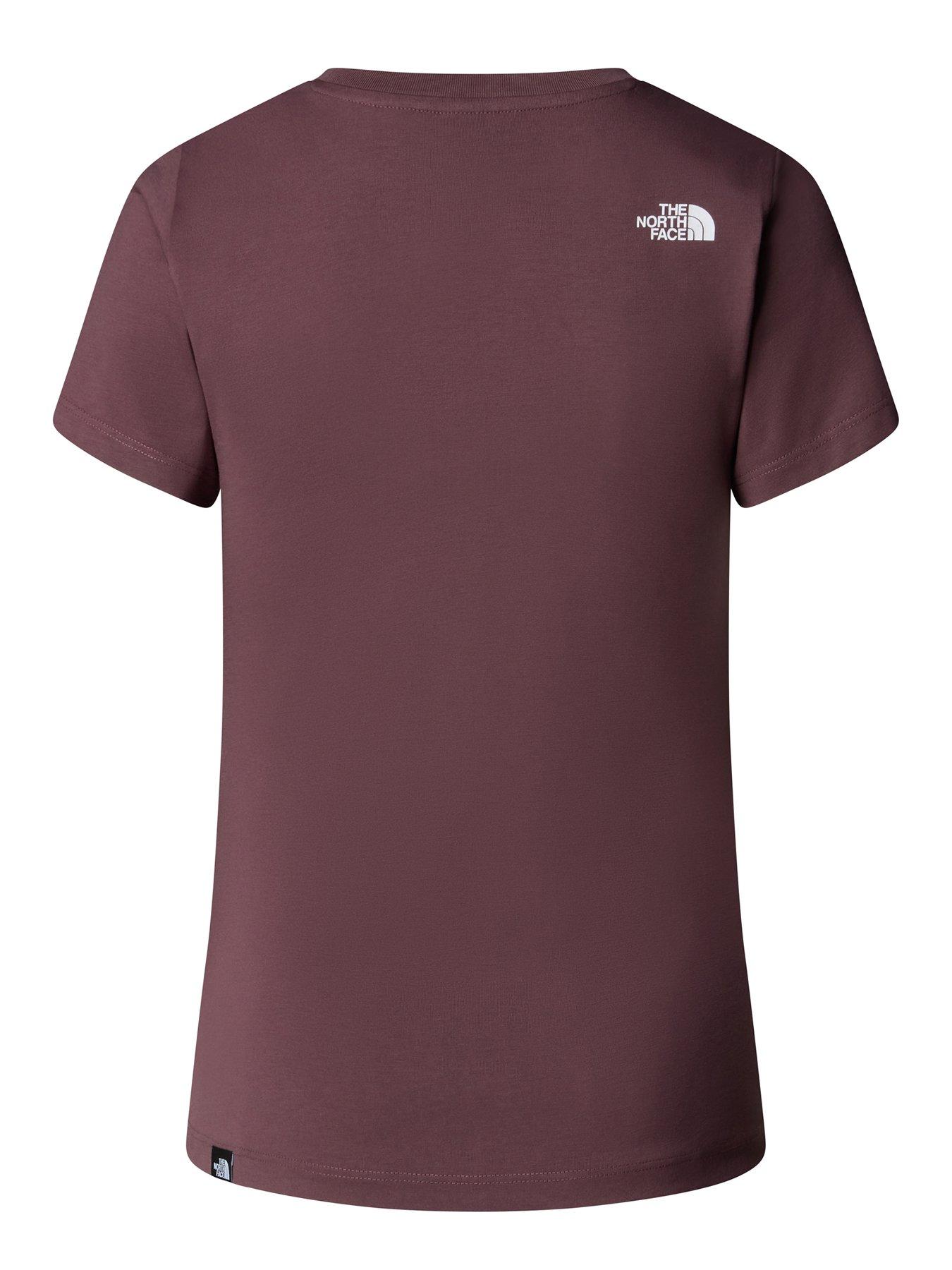 the-north-face-womens-ss-simple-dome-slim-tee-brownstillFront